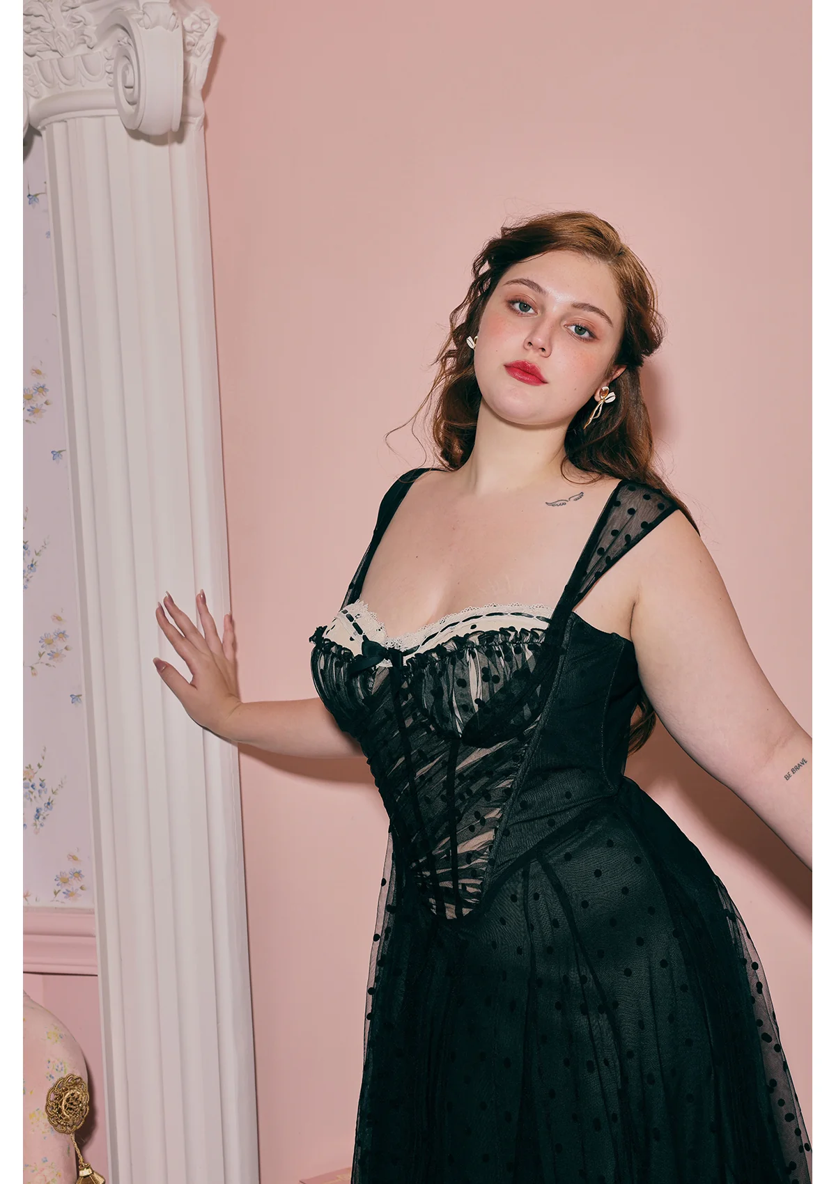 Curve & Plus Dream Harbor Midnight Dress - Thrancidy