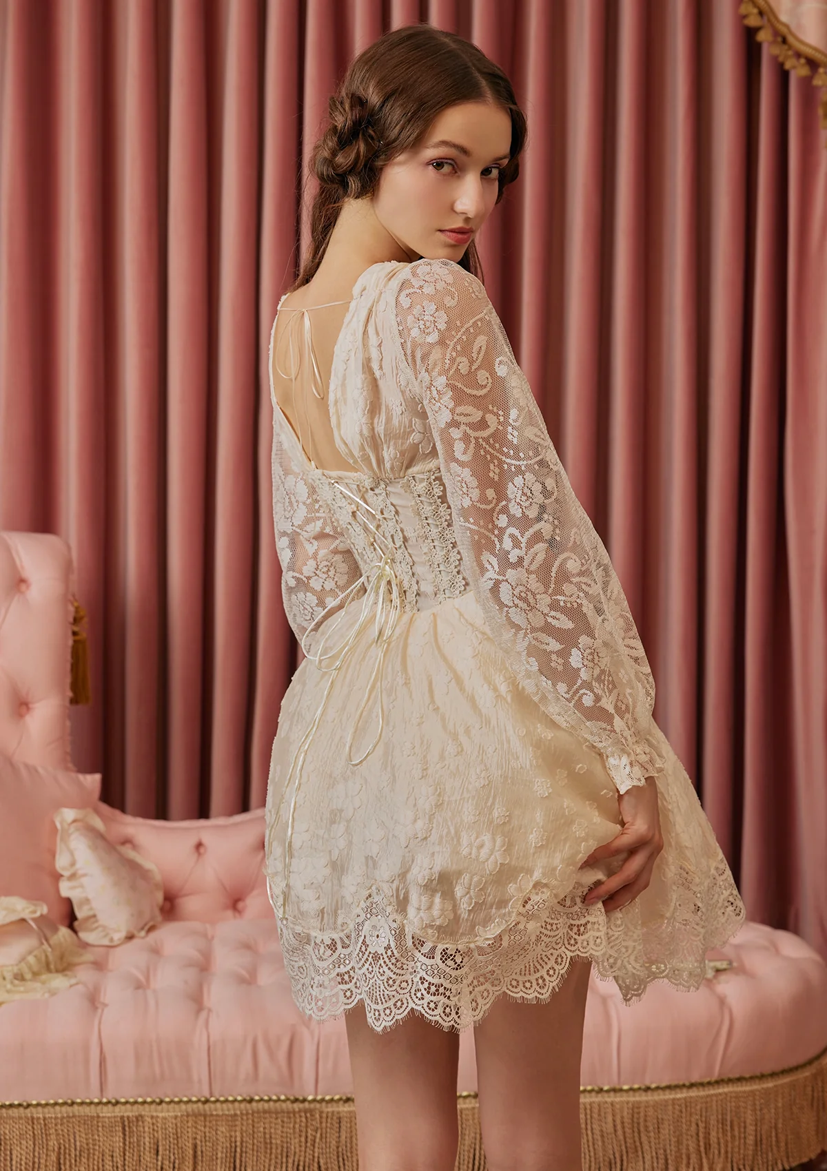 Butterfly Dollhouse Corset Dress - Thrancidy