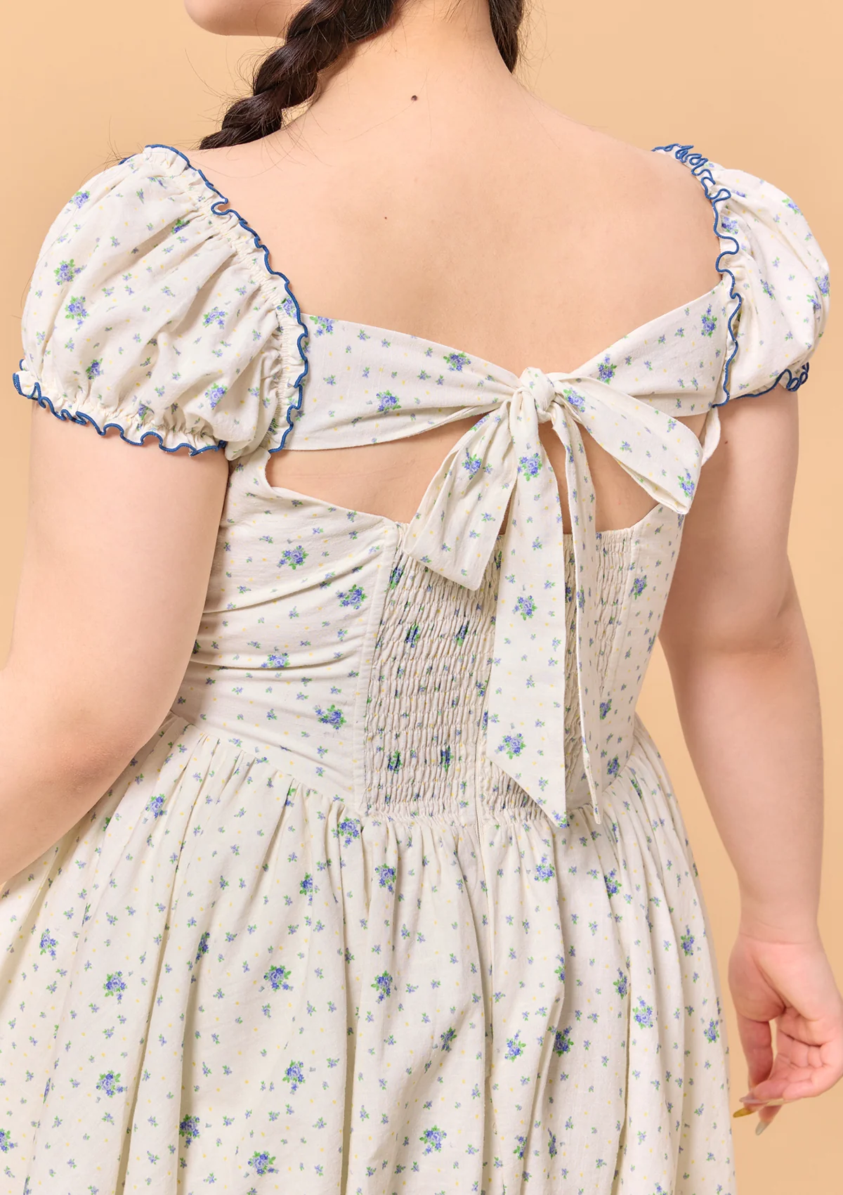 Curve & Plus Blueberry Jam Jar Dress - Thrancidy