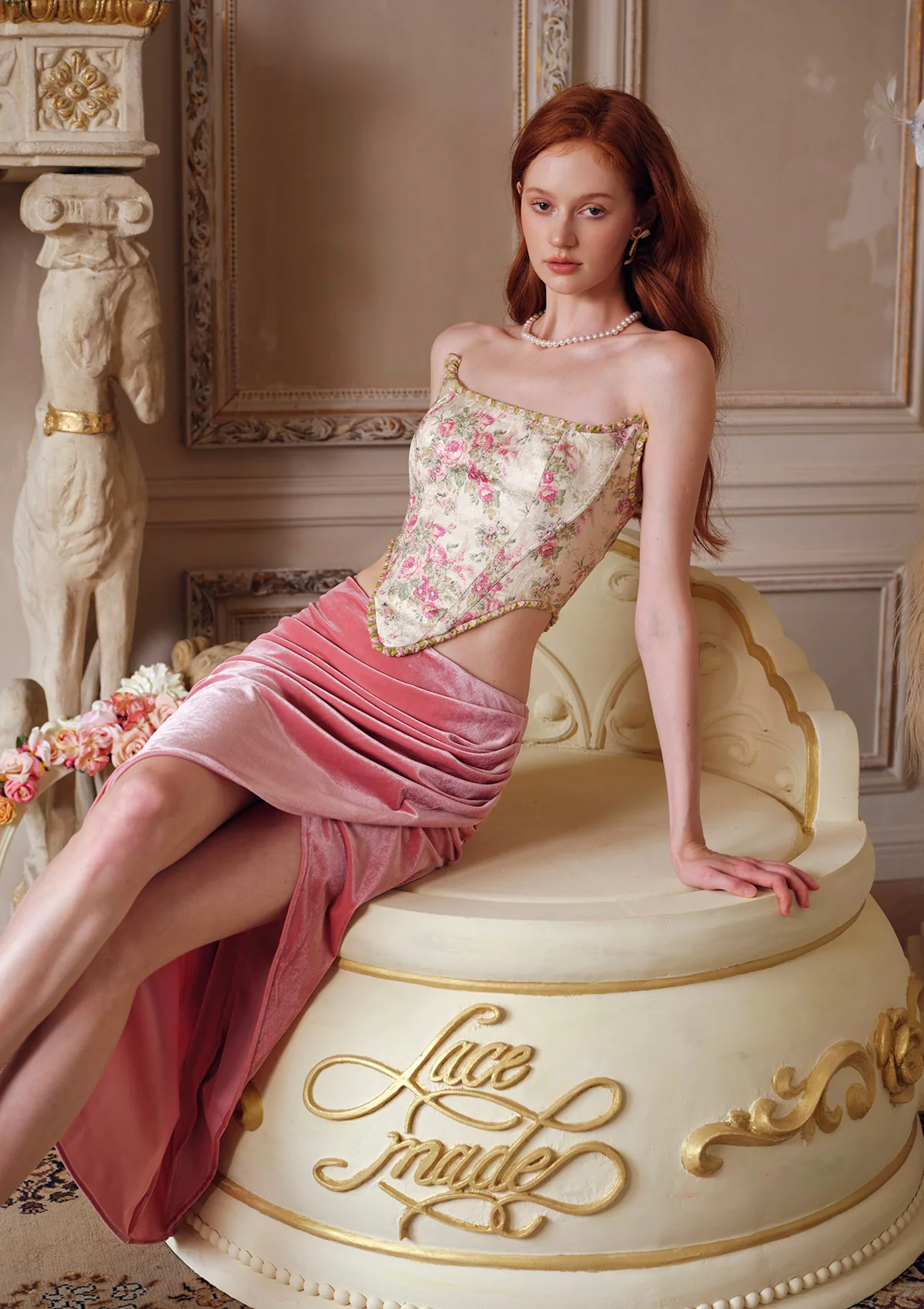 Spring Peach Skirt - Thrancidy