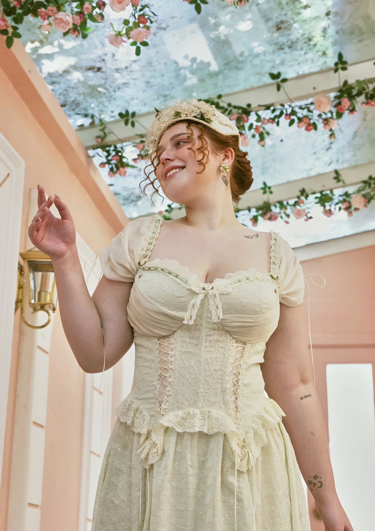 Curve & Plus Gardenia Mambo Corset Dress - Thrancidy