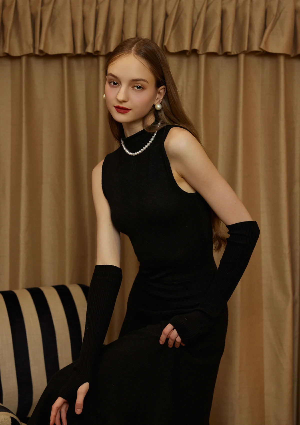 Miss Mine Knit DressLong - Thrancidy