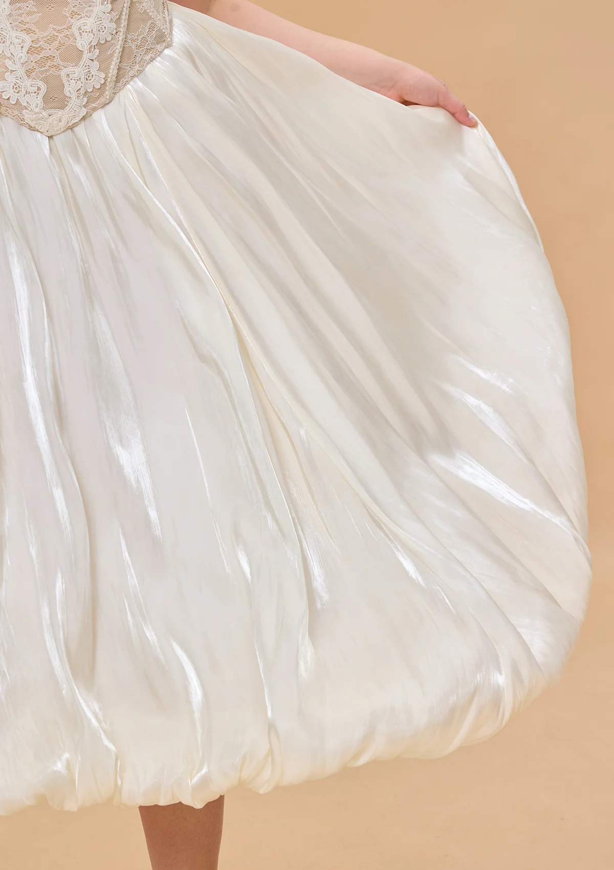 Curve & Plus White Butterfly Flora Skirt - Thrancidy