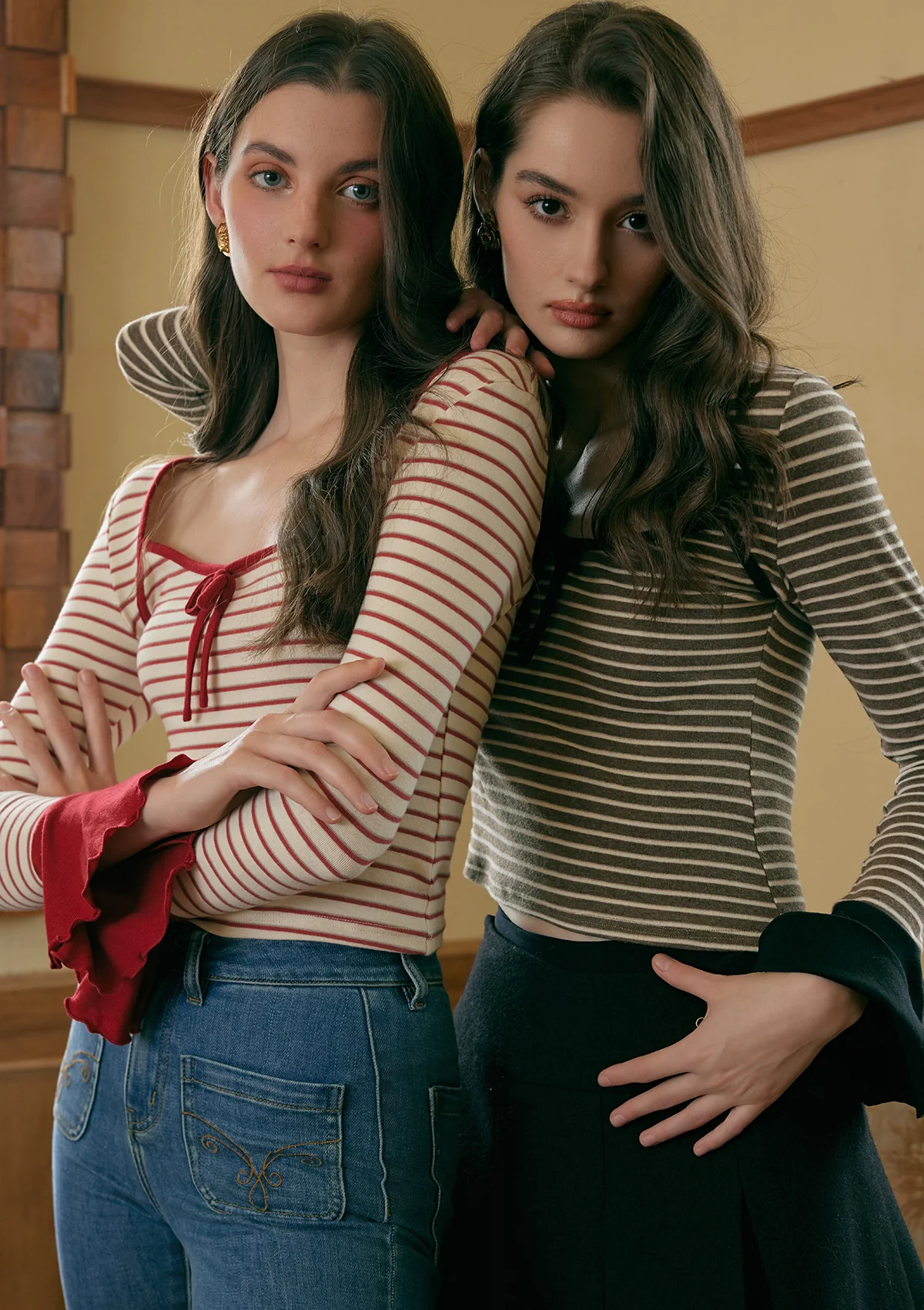 New York Girl Striped Underlay - Thrancidy