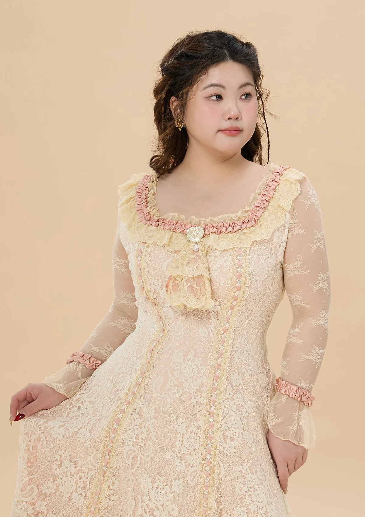 Curve & Plus Dreamland Novelist Knit Dress - Thrancidy