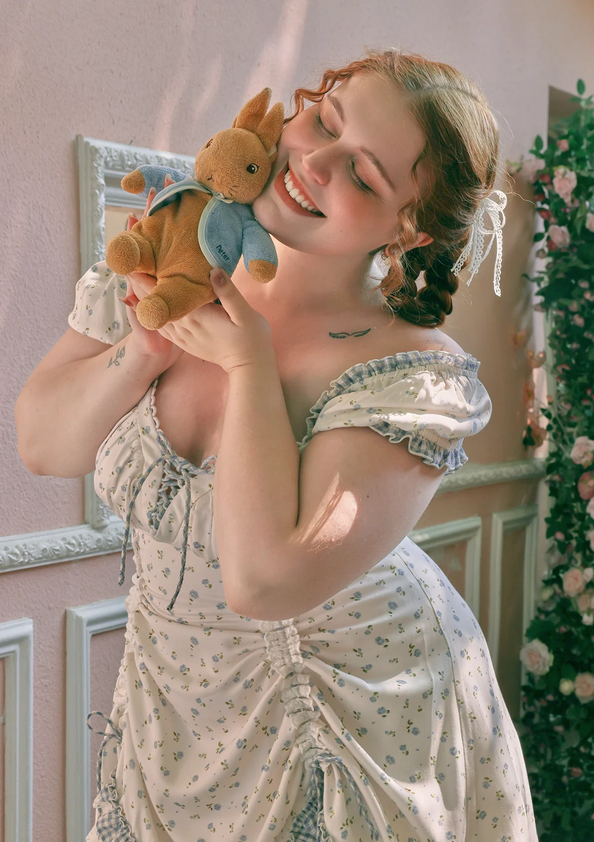 Curve & Plus Peter Rabbit Dollhouse Dress - Thrancidy