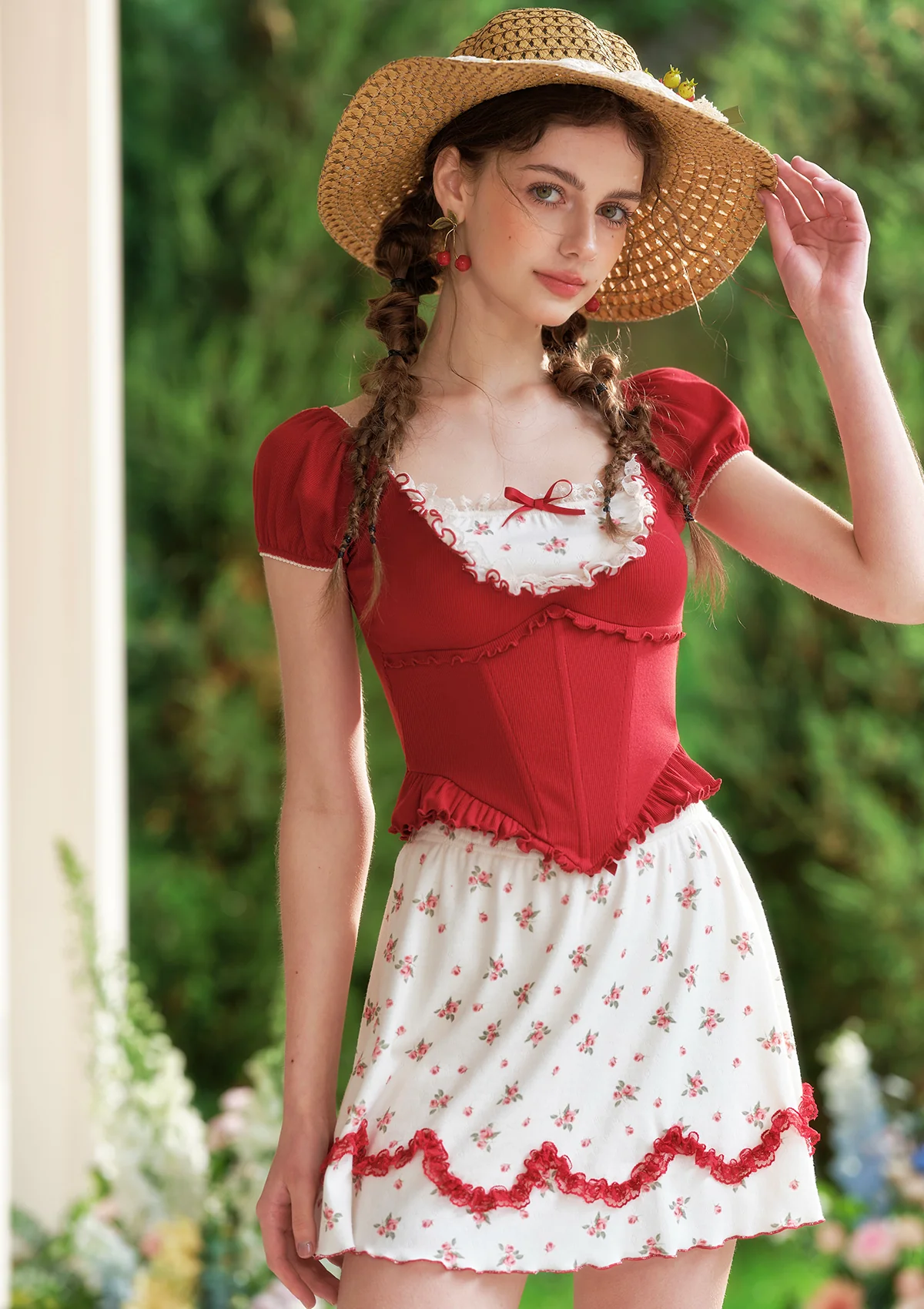 Juicy Watermelon Skirt - Thrancidy