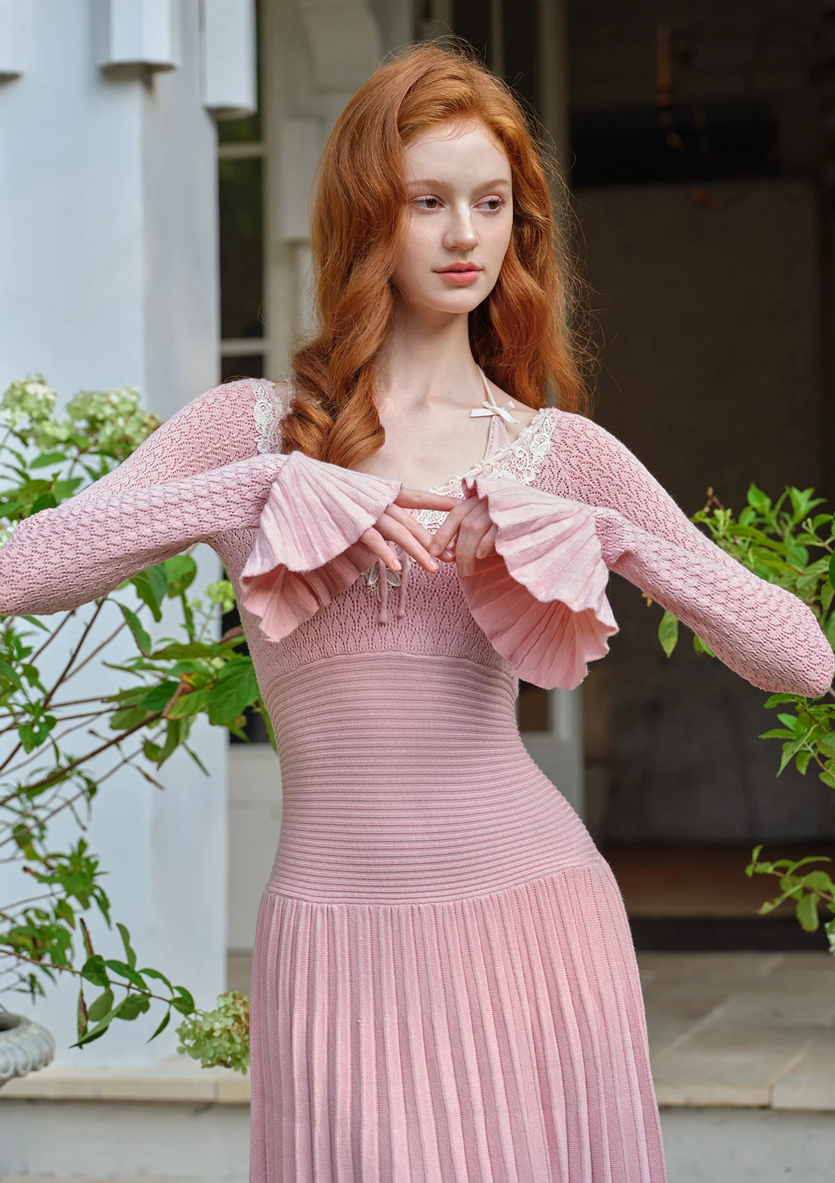 Symphony of Blossom Knit Dress - Thrancidy