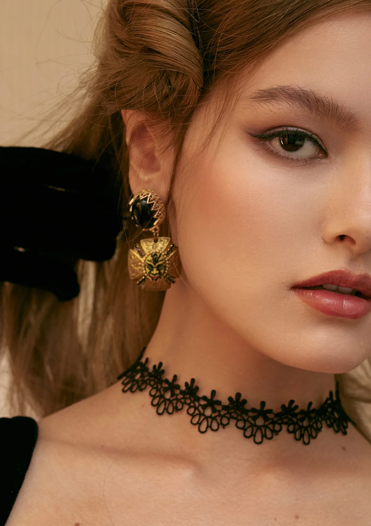 Thorn Black Agate Earring - Thrancidy