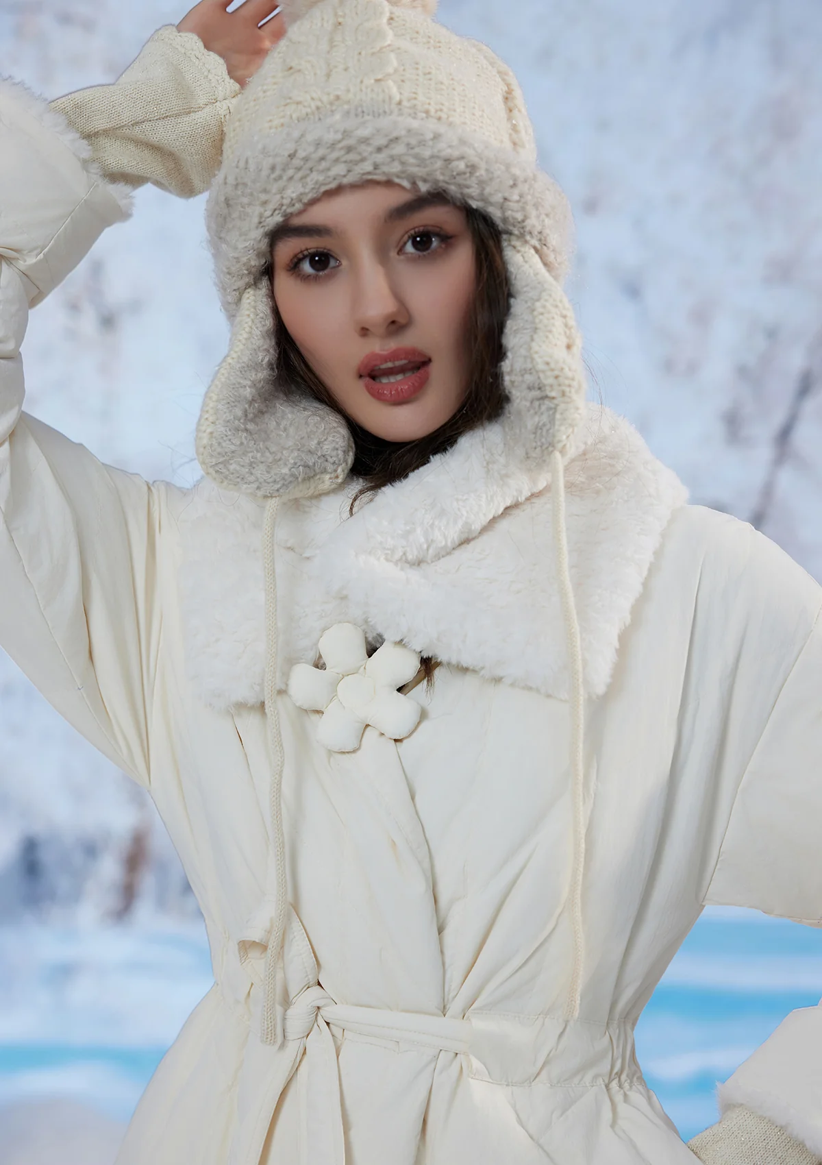 Edelweiss Lover Down Coat - Thrancidy