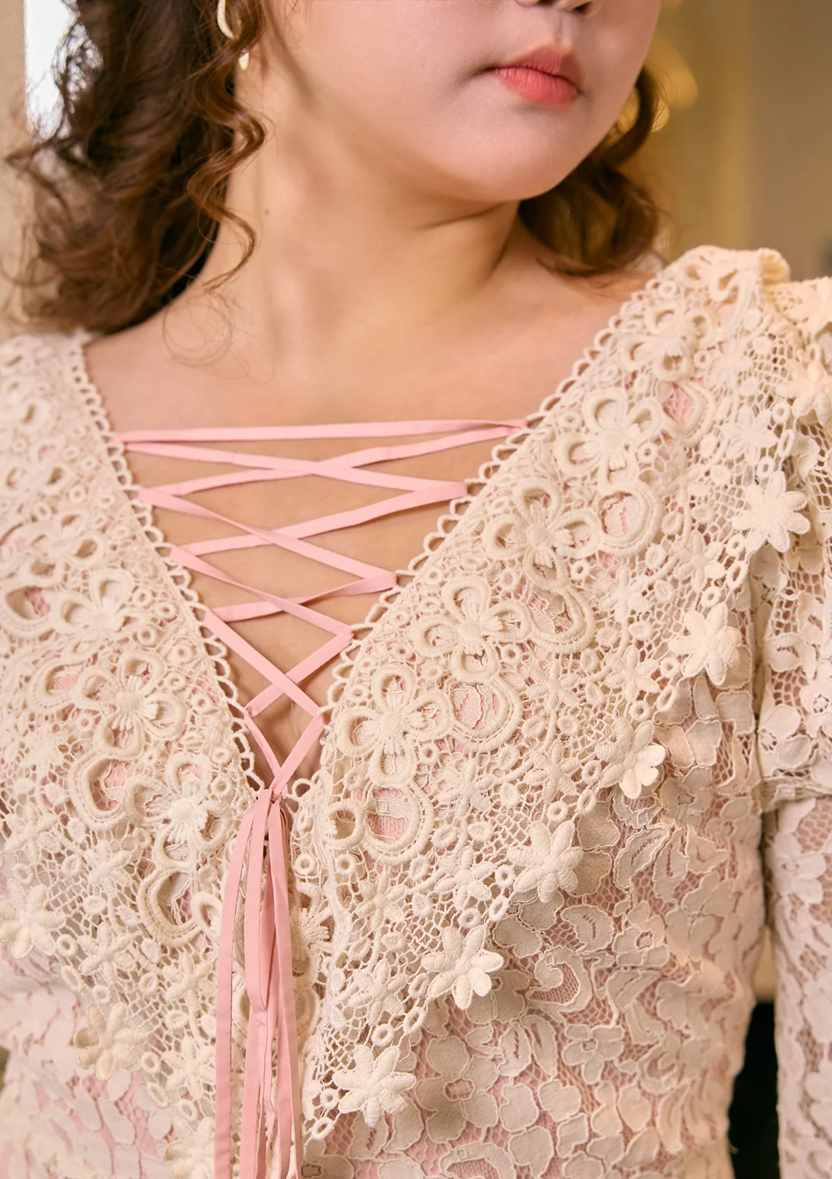 Curve & Plus Monologue Poem of Rose Dress - Thrancidy