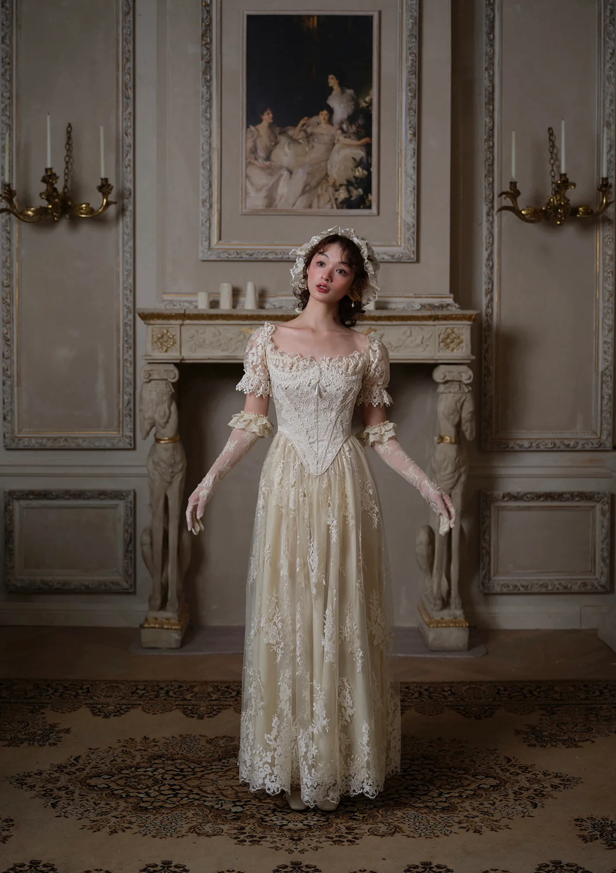 The Tear of Blossom and Candle Corset Dress - Thrancidy