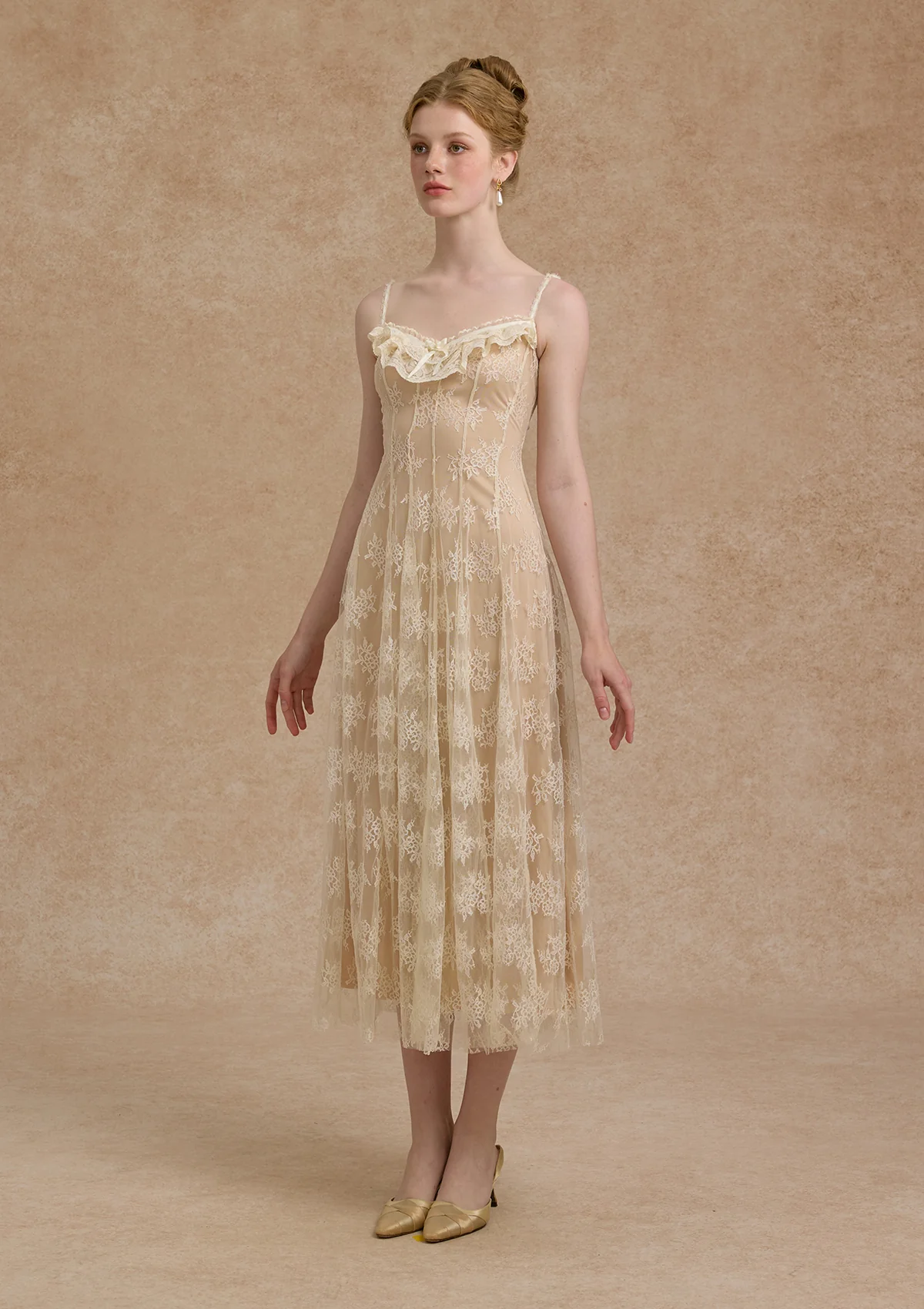 Lace Bouquet Dress - Thrancidy