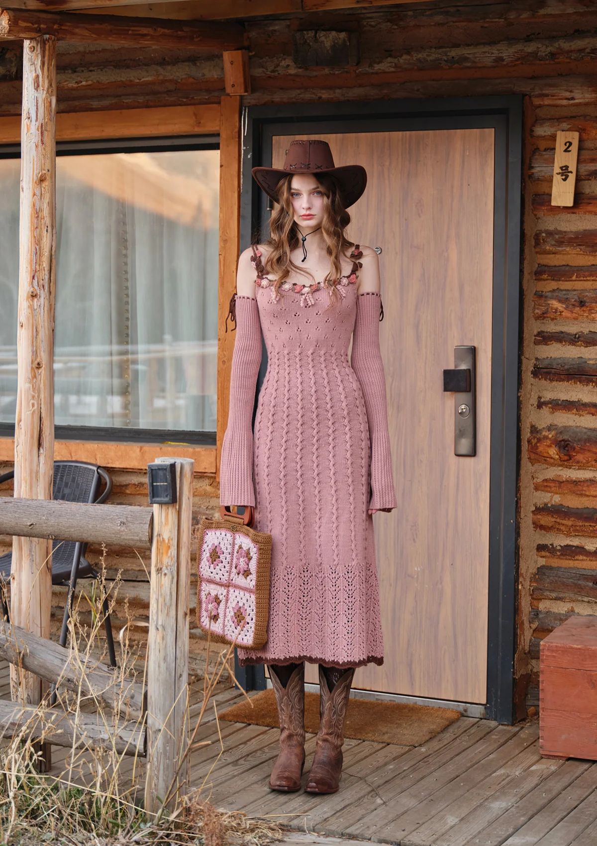 Floral Juliette Knitted Dress - Thrancidy