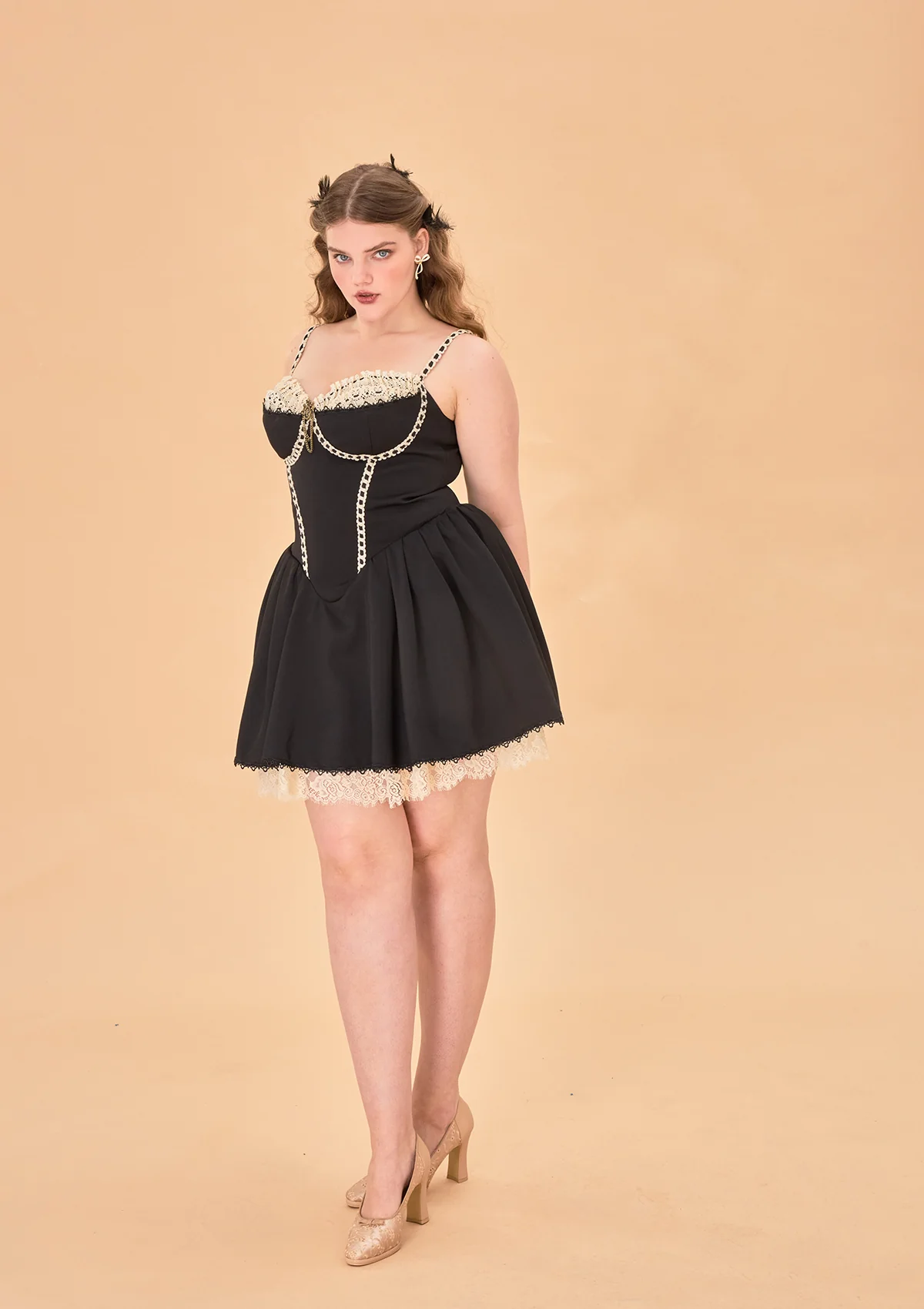 Curve & Plus Kate the Schemer Corset Dress - Thrancidy