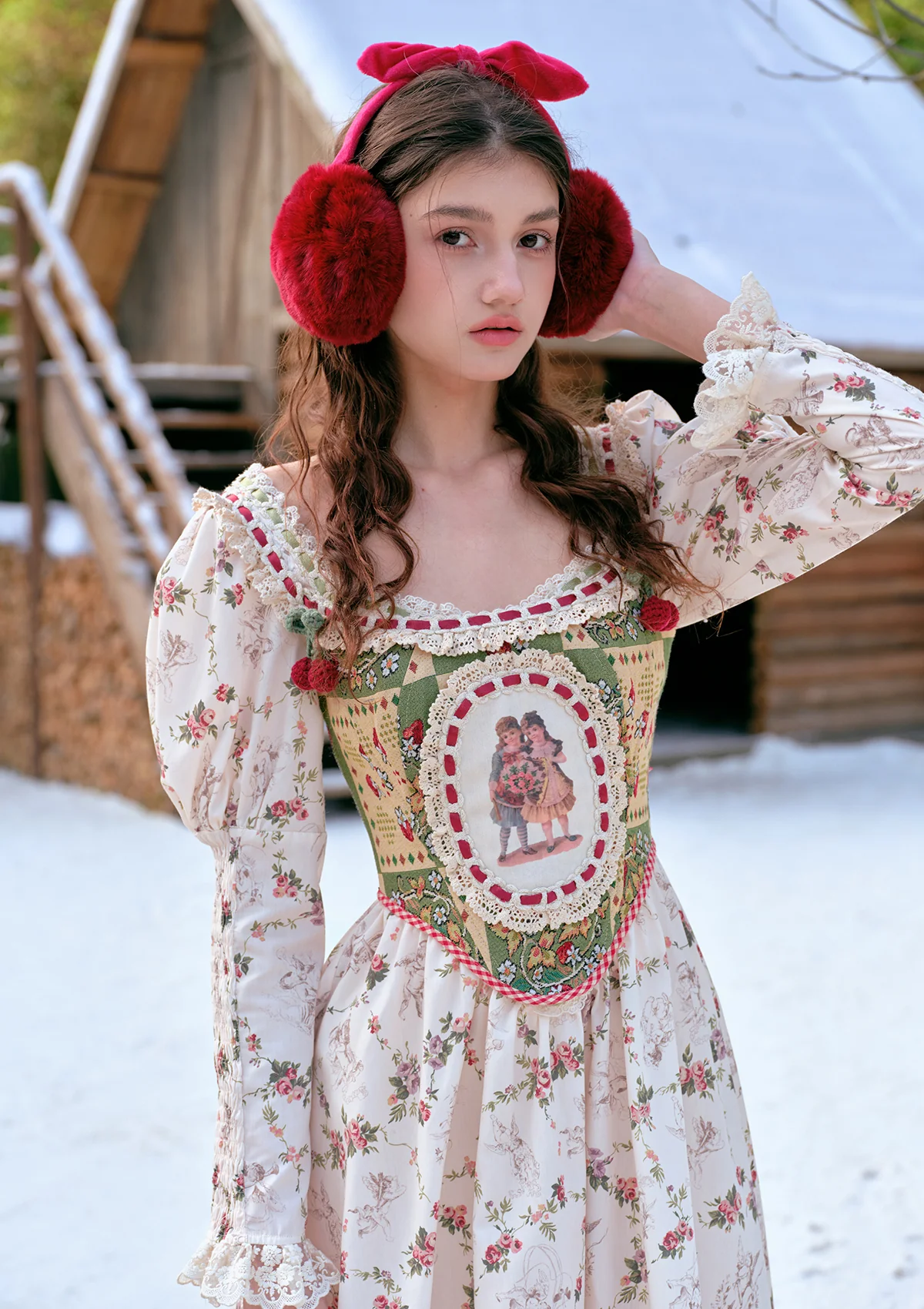 Curve & Plus Jingle Bells Corset - Thrancidy