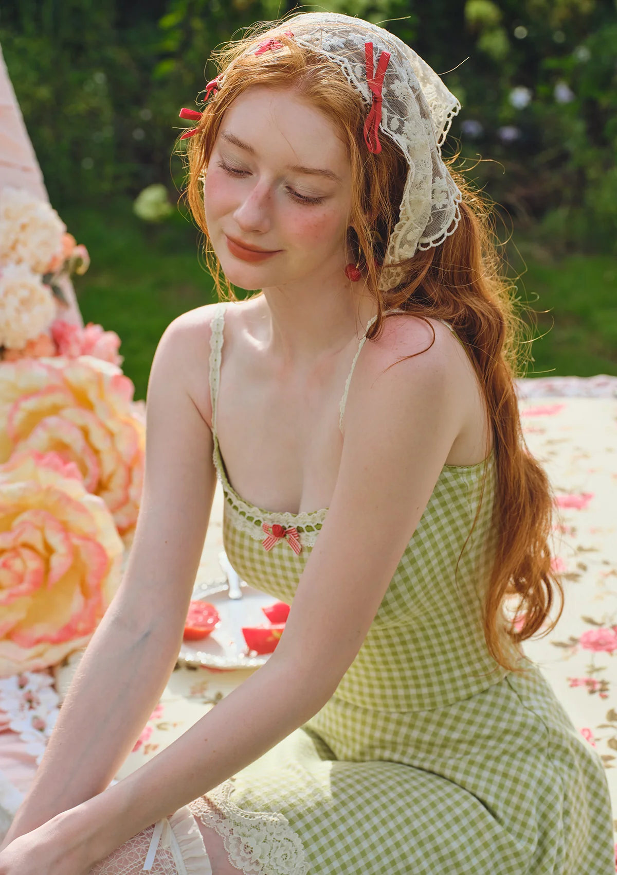 Matcha Cranberry Cami - Thrancidy