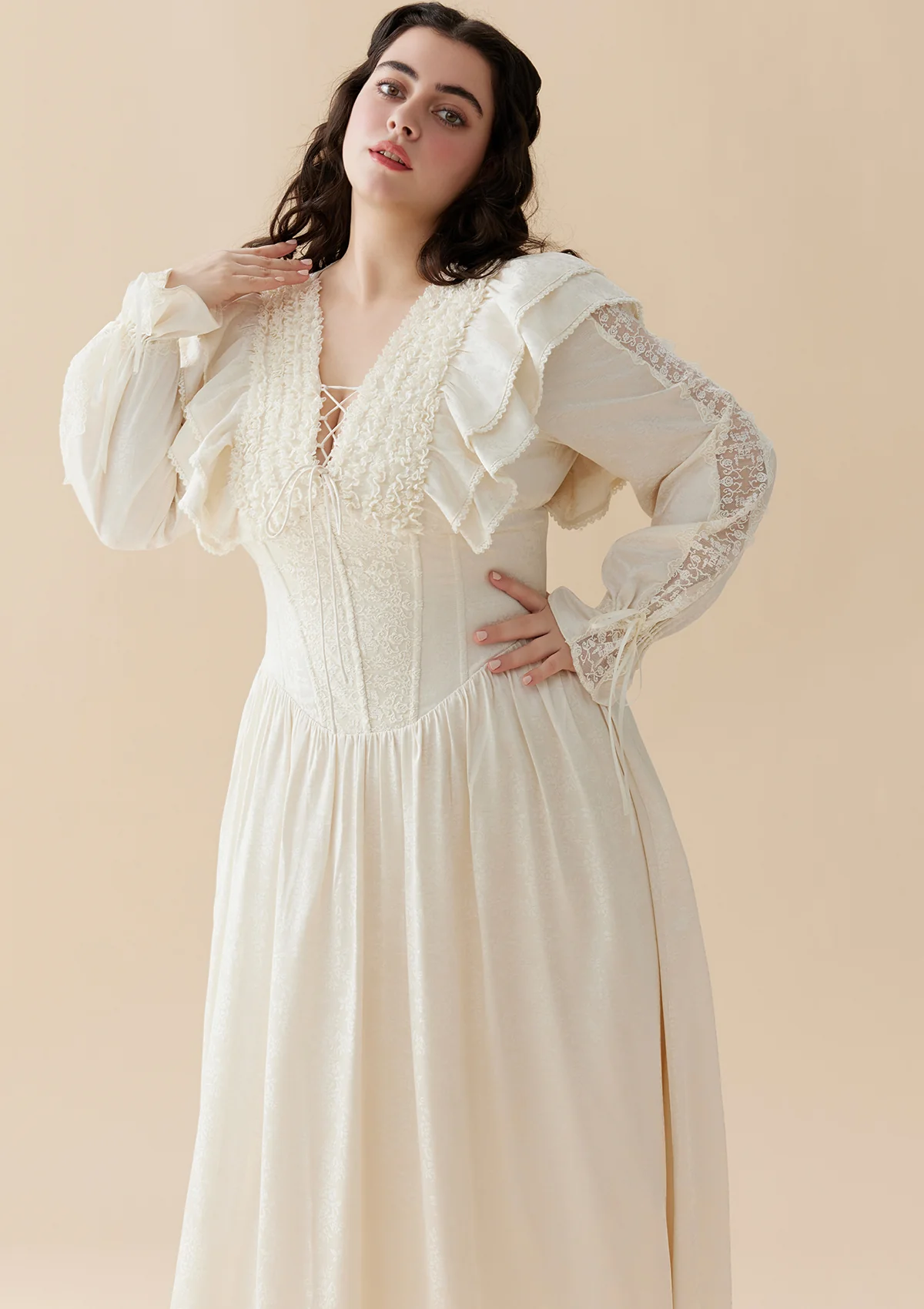 Curve & Plus Glitter Butterfly Dress - Thrancidy