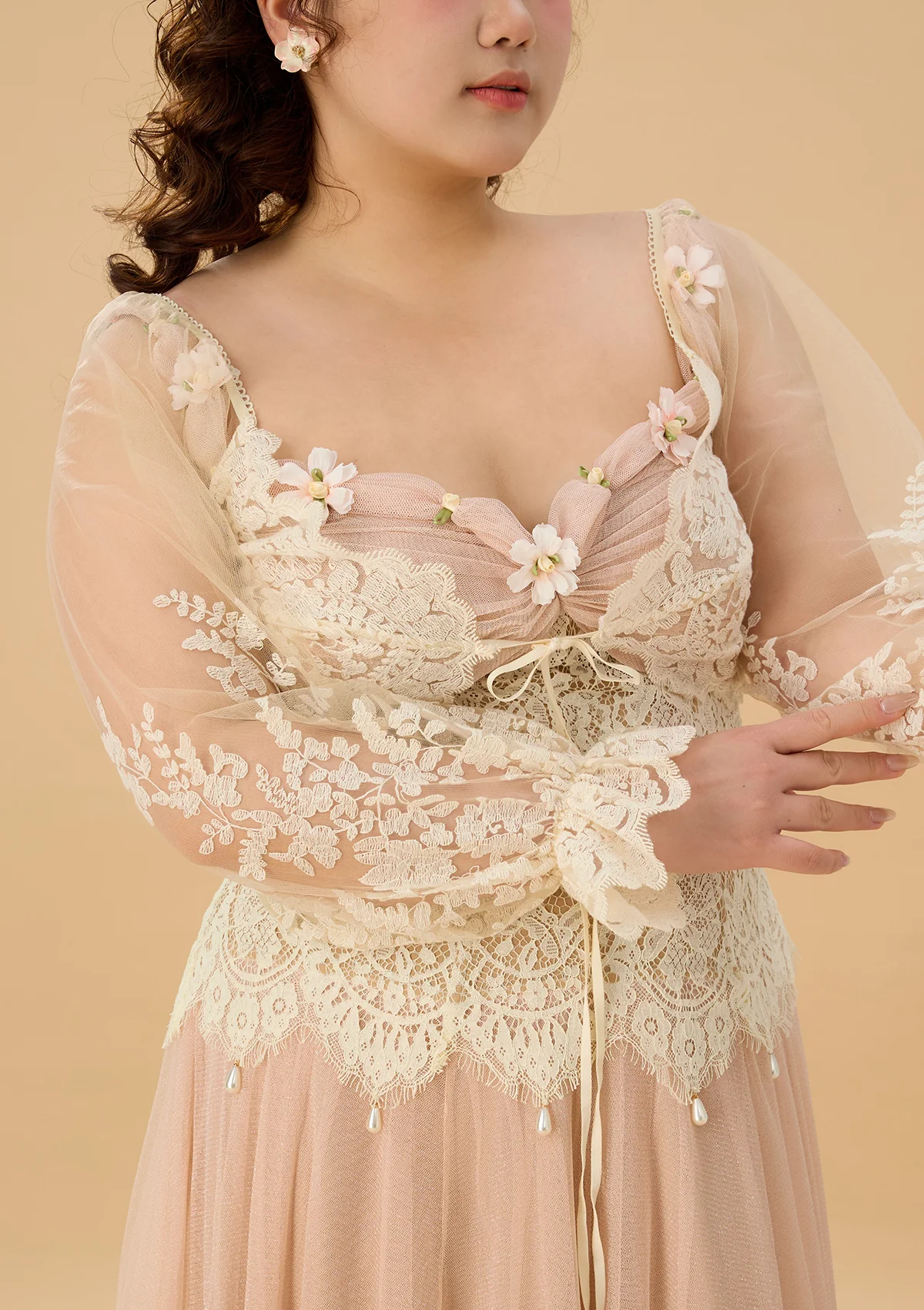 Curve & Plus Daisy Wind Chine Dress - Thrancidy