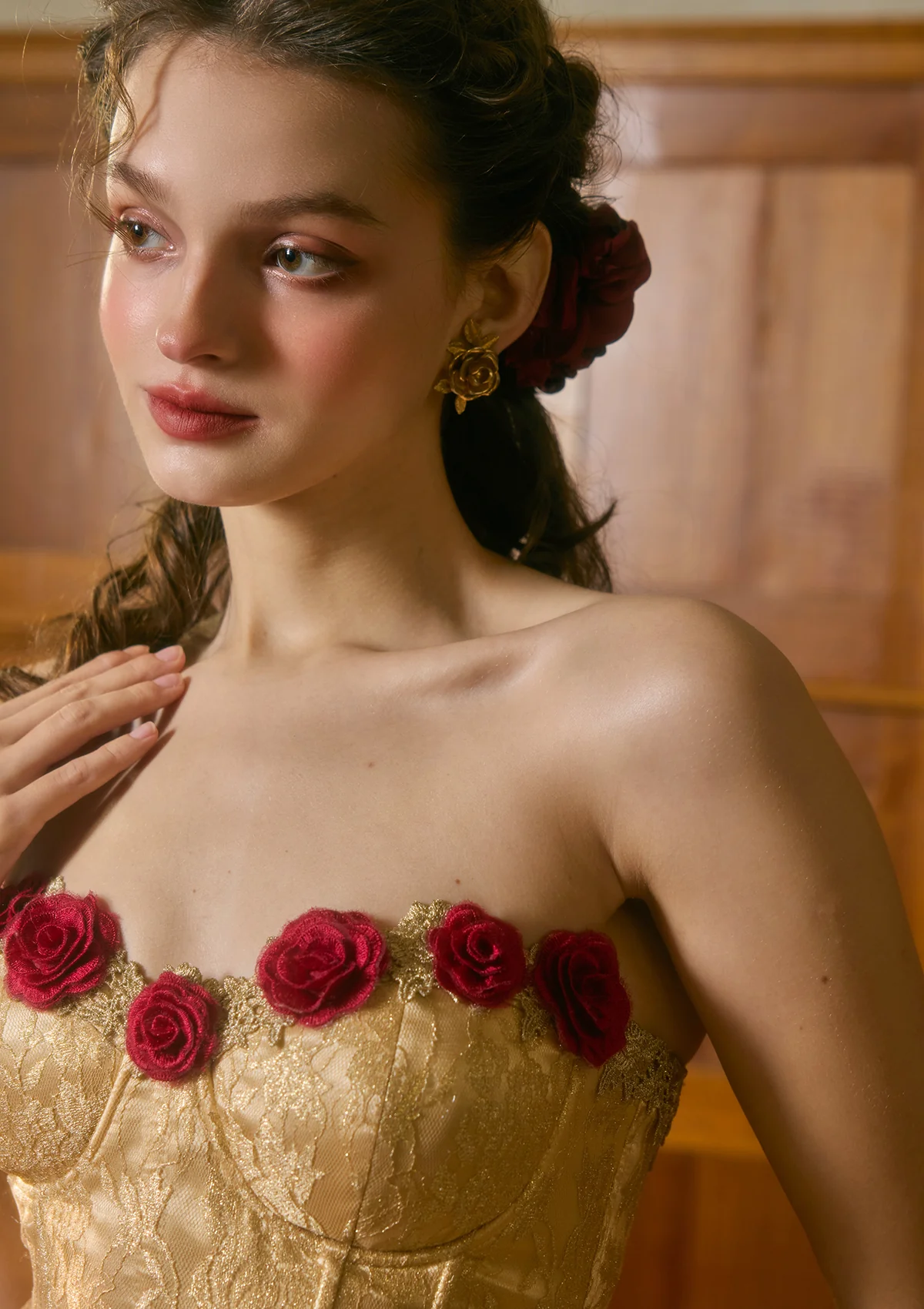 Wild Rosa in Spain Corset Dress - Thrancidy