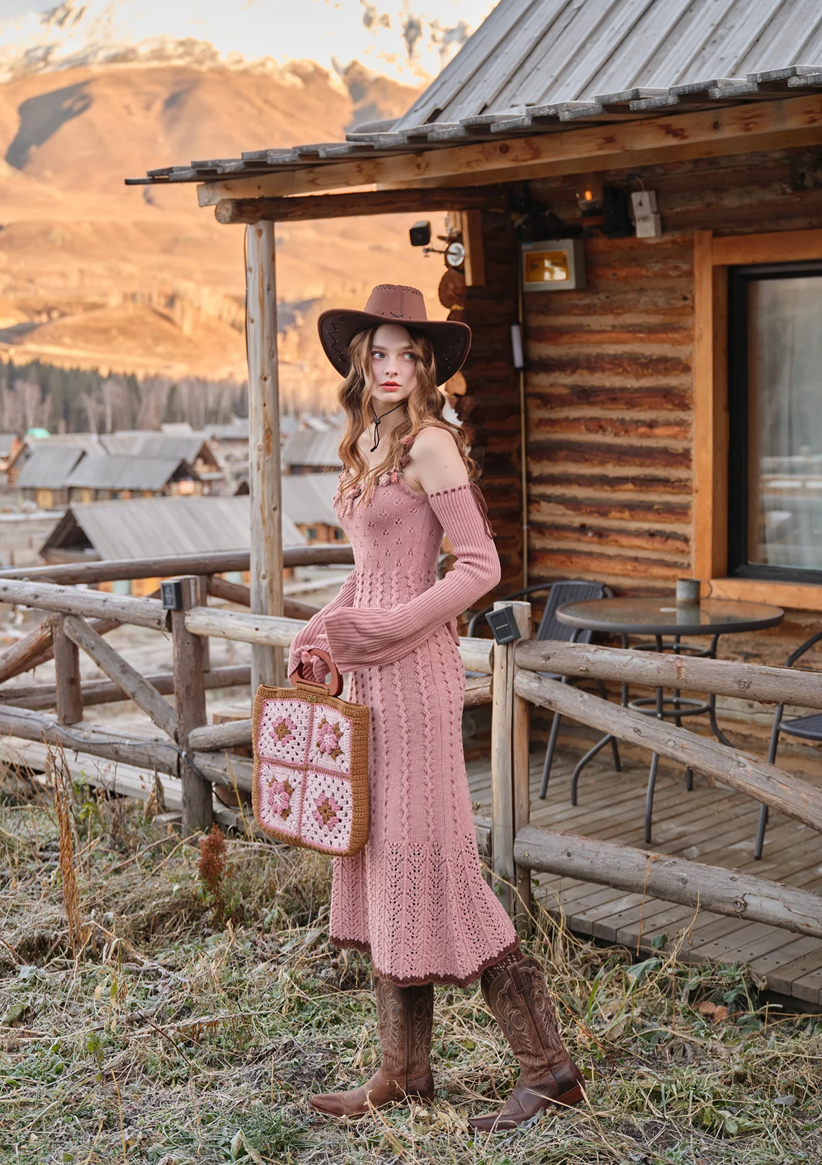 Floral Juliette Knitted Dress - Thrancidy