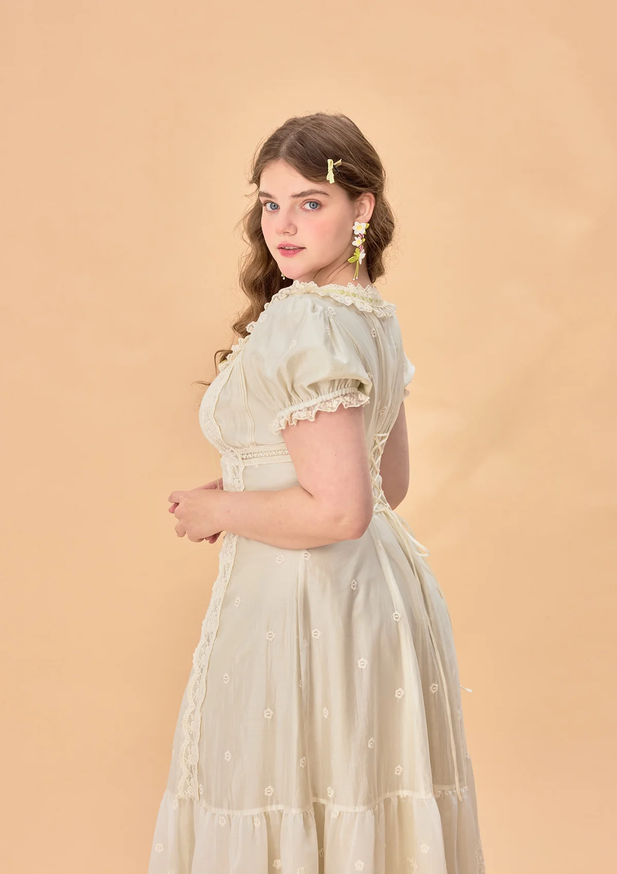 Curve & Plus Green Grapes Dress - Thrancidy