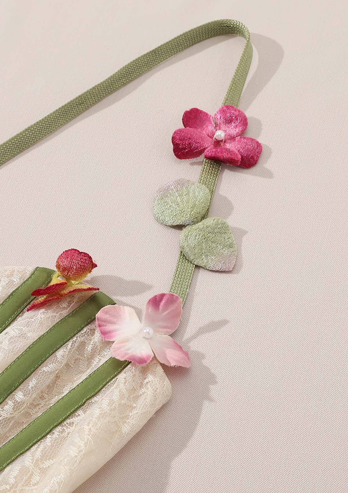 Flower Vine Phantom Corset Dress - Thrancidy