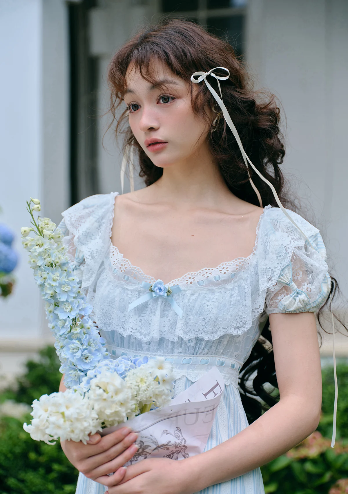 Matin de fentre fleurie Dress - Thrancidy