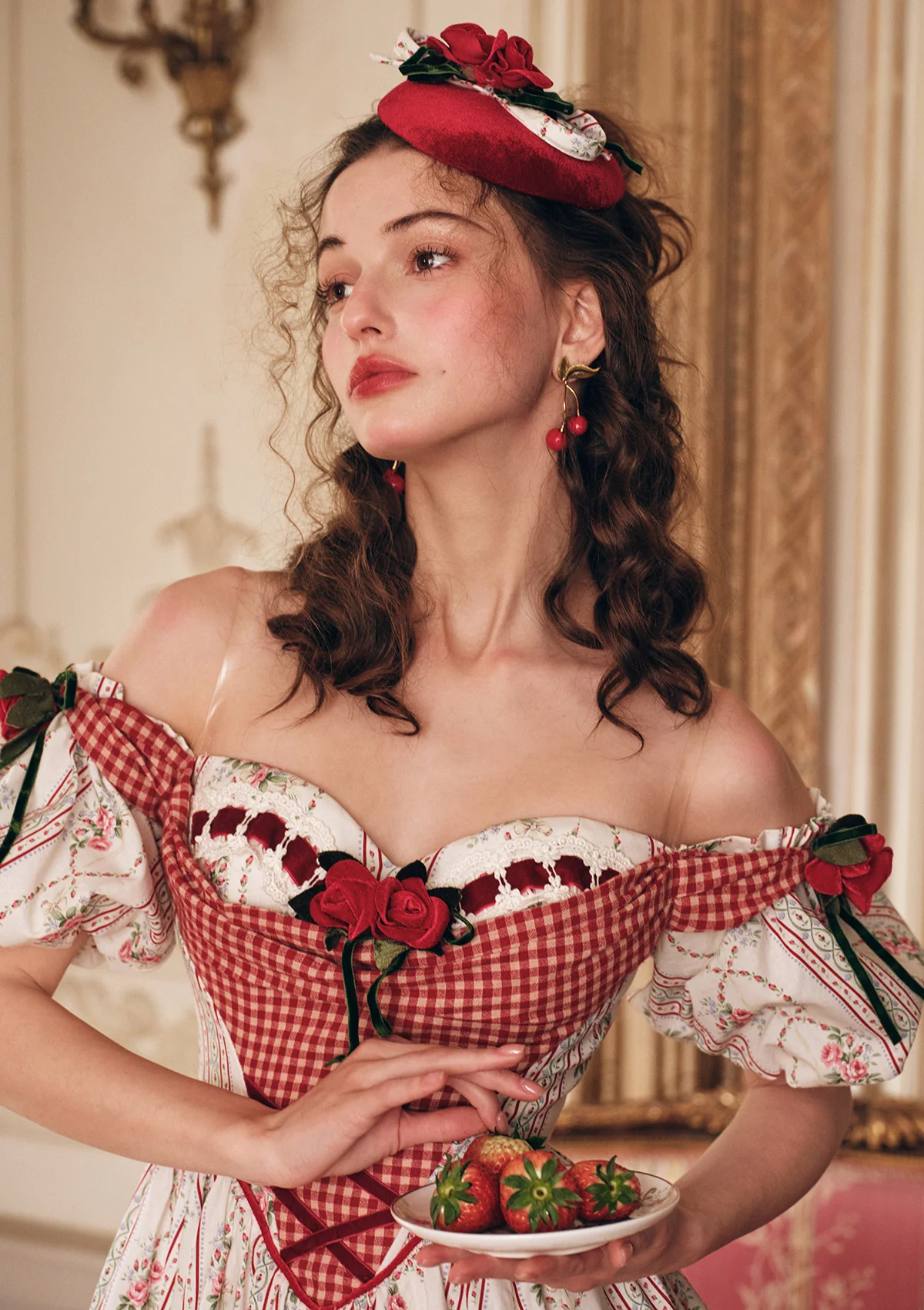 Rose Cupid Top Hat - Thrancidy