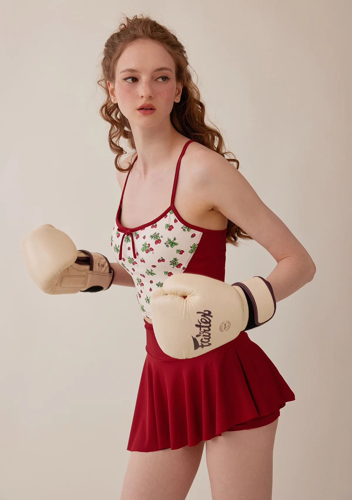 Vibrant Strawberry Sports Pantskirt - Thrancidy