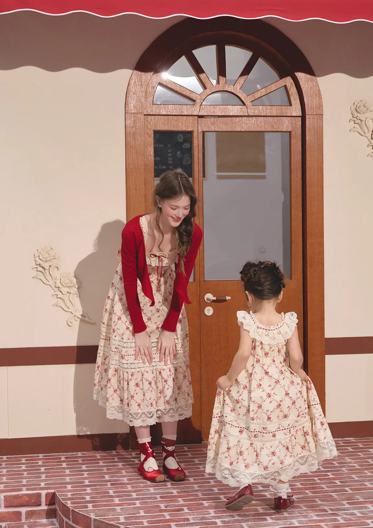 Toddler Girl Red Garnet Dress - Thrancidy