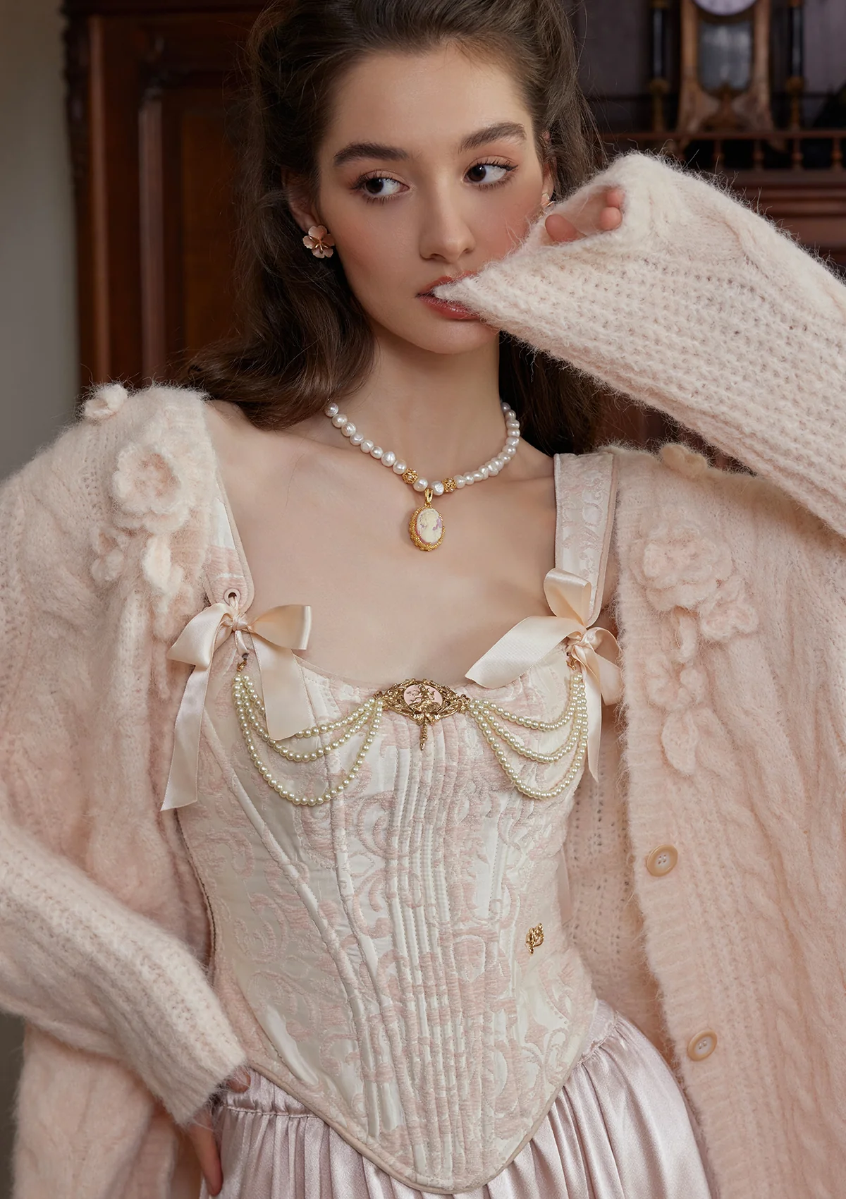 Semi-sweet Chiffon Knit Cardigan - Thrancidy