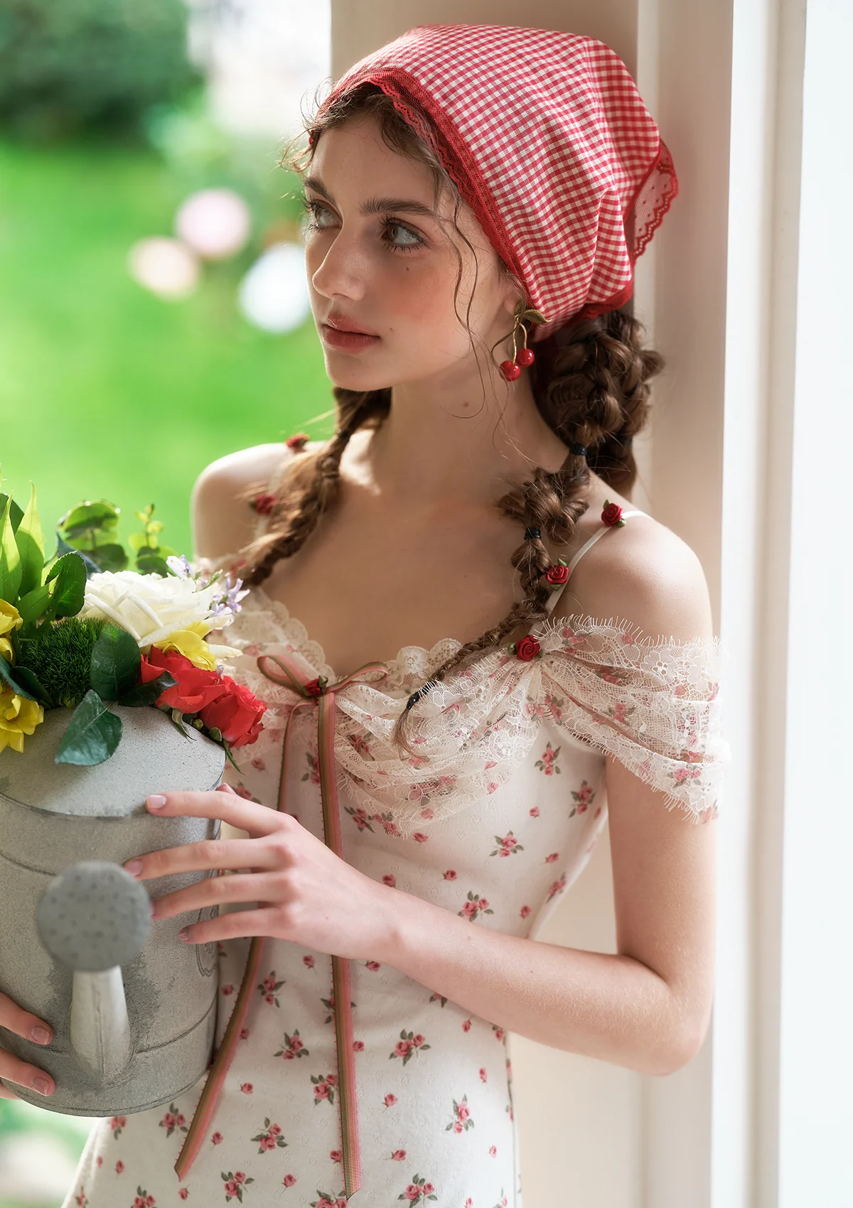The Little Red Rose Dress - Thrancidy