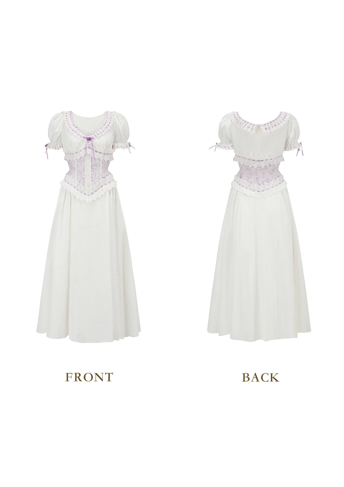 Love of the Purple Taro Corset Dress - Thrancidy