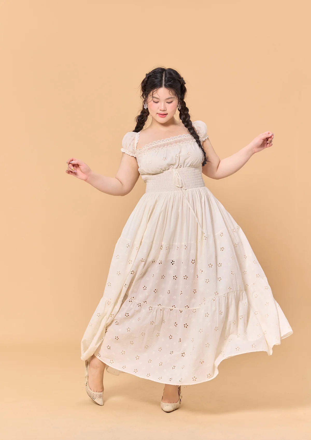 Curve & Plus Little White Rabbit Dress - Thrancidy