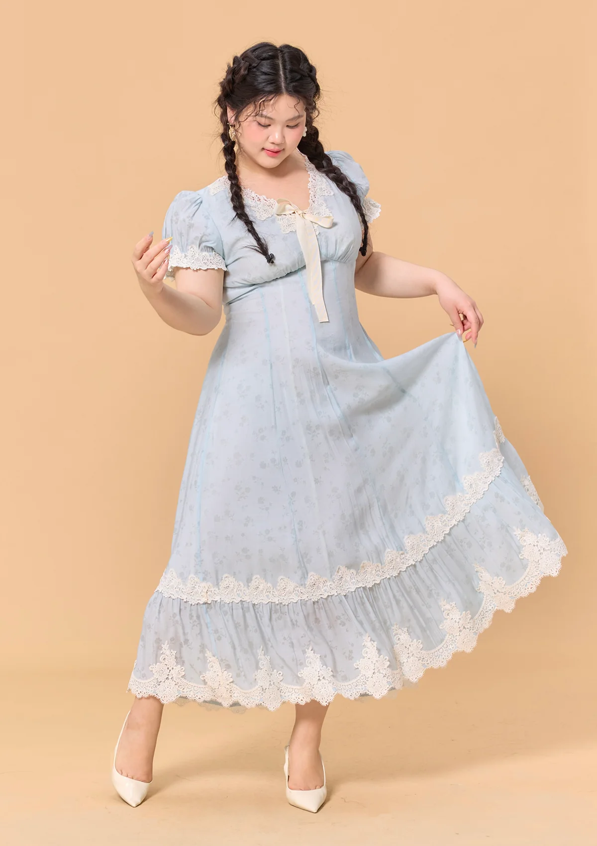 Curve & Plus Summer Wind Dress - Thrancidy