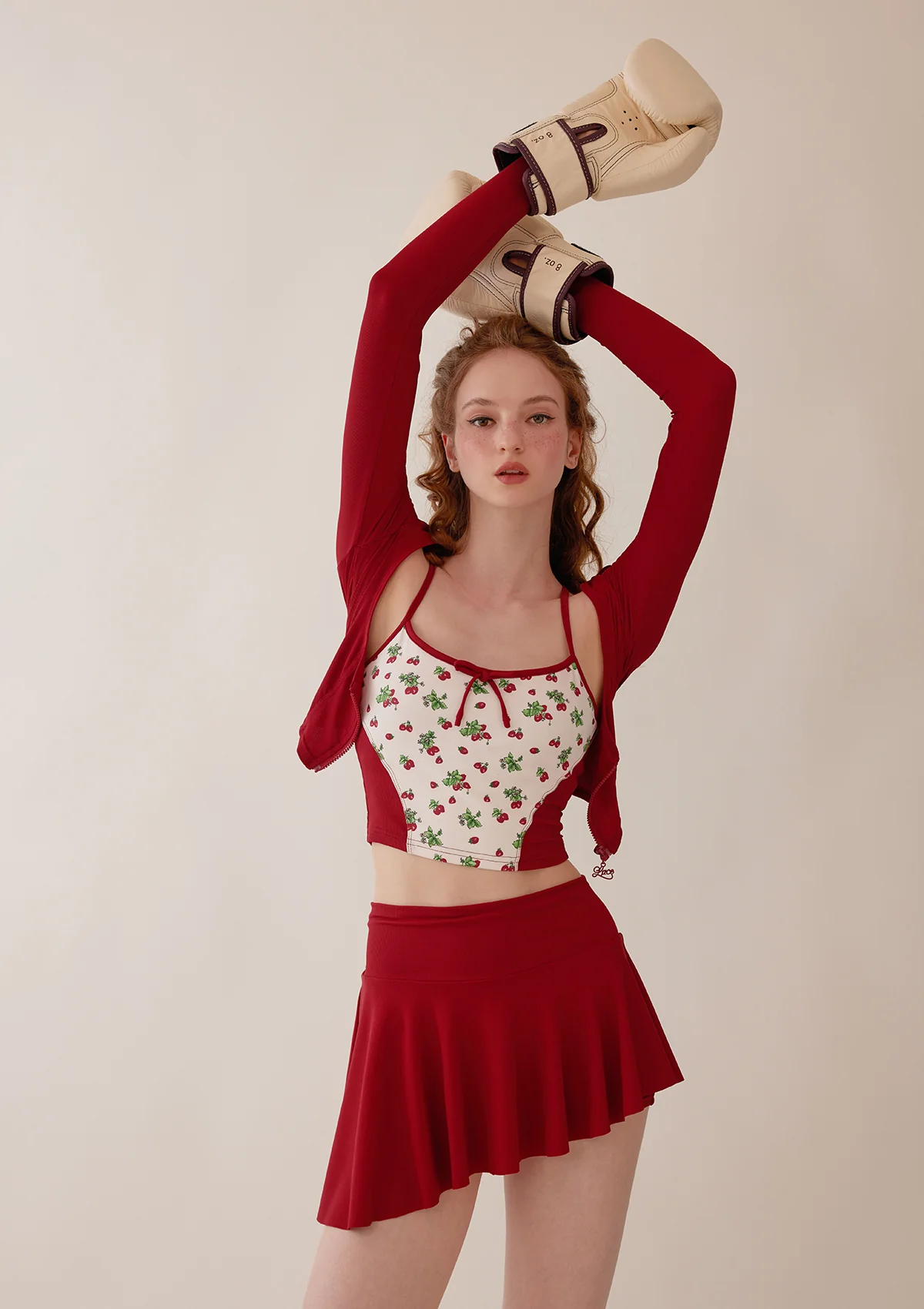 Vibrant Strawberry Sports Camisole - Thrancidy
