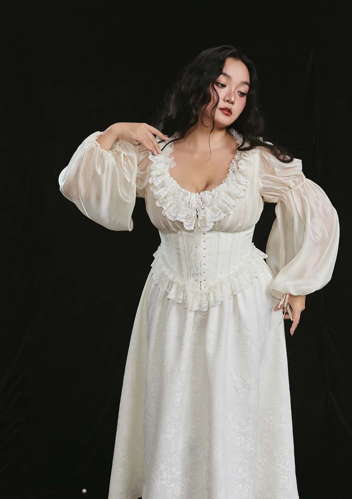 Curve & Plus Psyche Corset Dress - Thrancidy