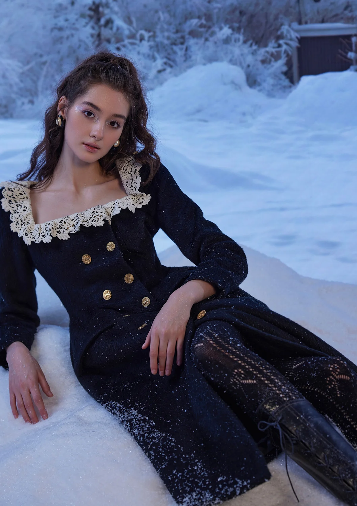 Noir Fairytale Dress - Thrancidy