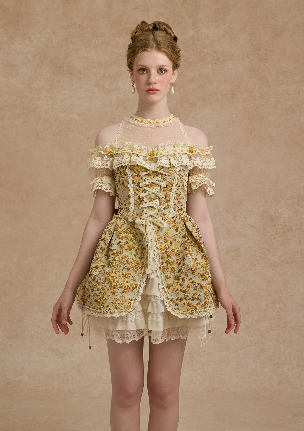 Sunflower Corset Dress - Thrancidy