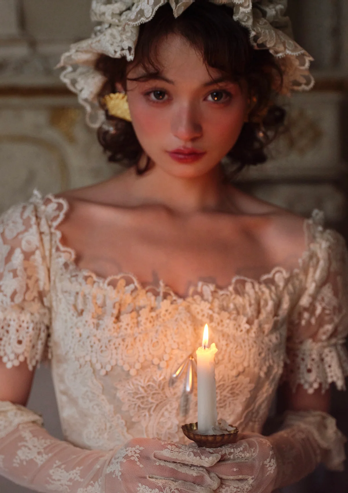 The Tear of Blossom and Candle Corset Dress - Thrancidy