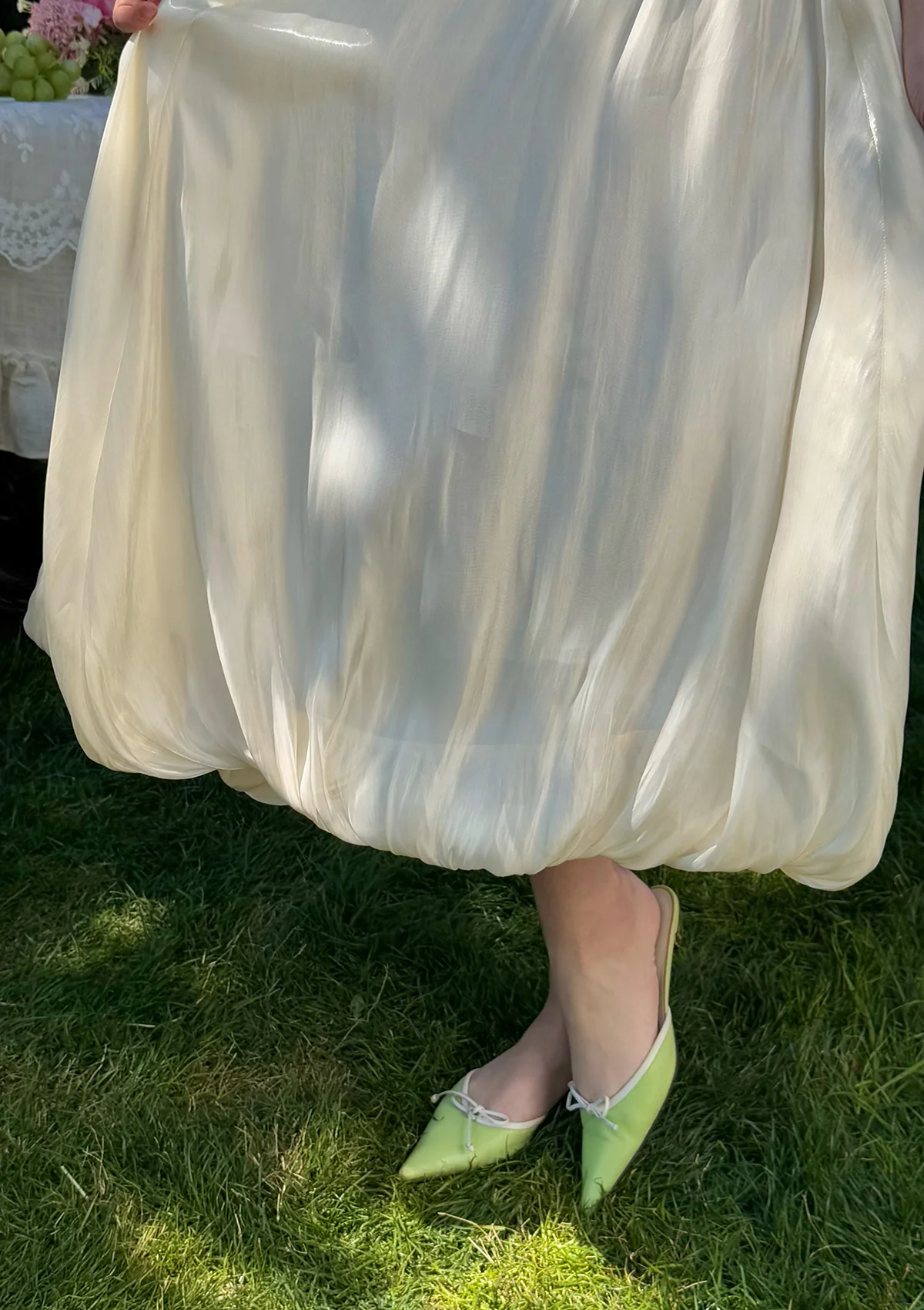 White Butterfly Flora Skirt - Thrancidy