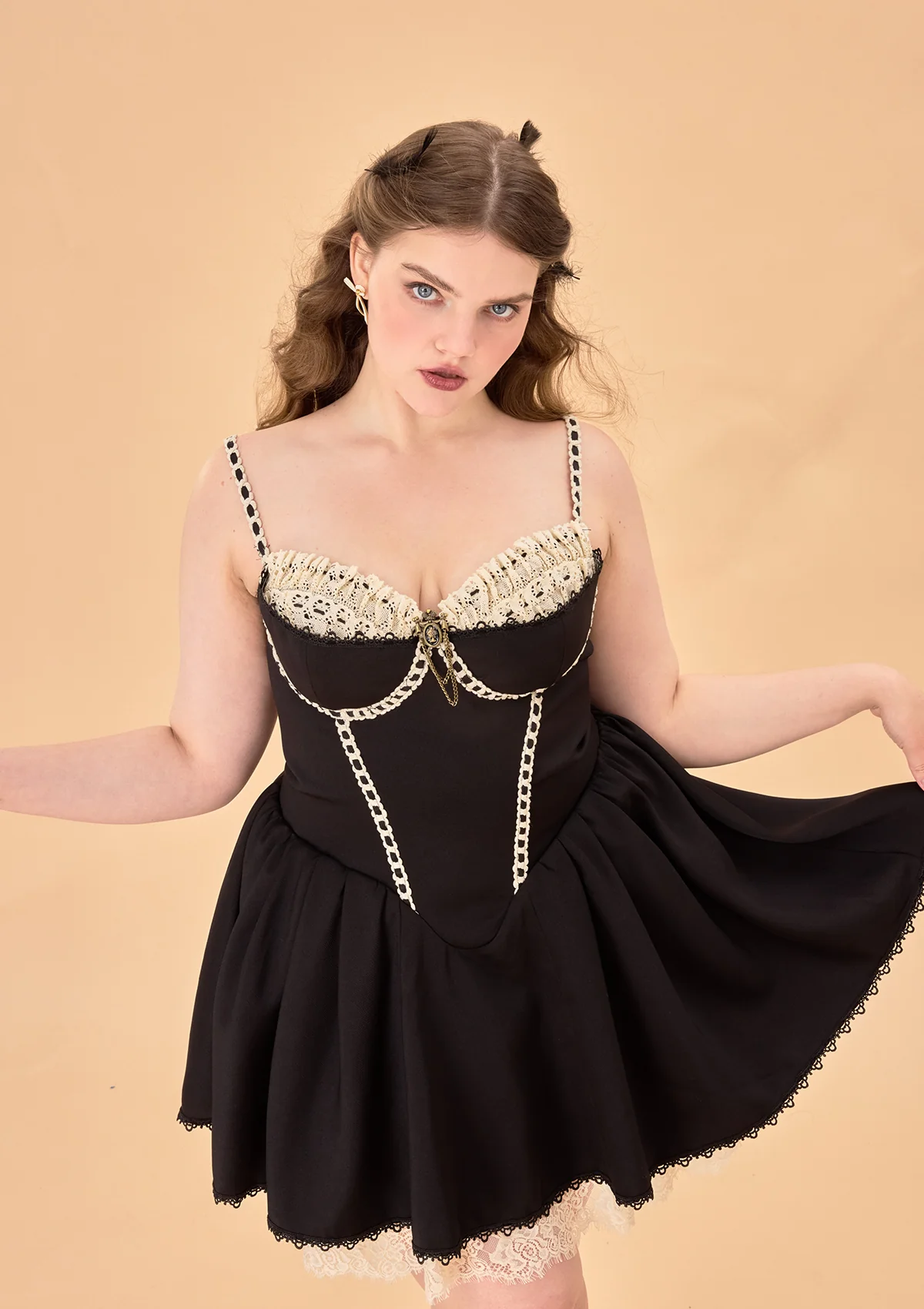 Curve & Plus Kate the Schemer Corset Dress - Thrancidy