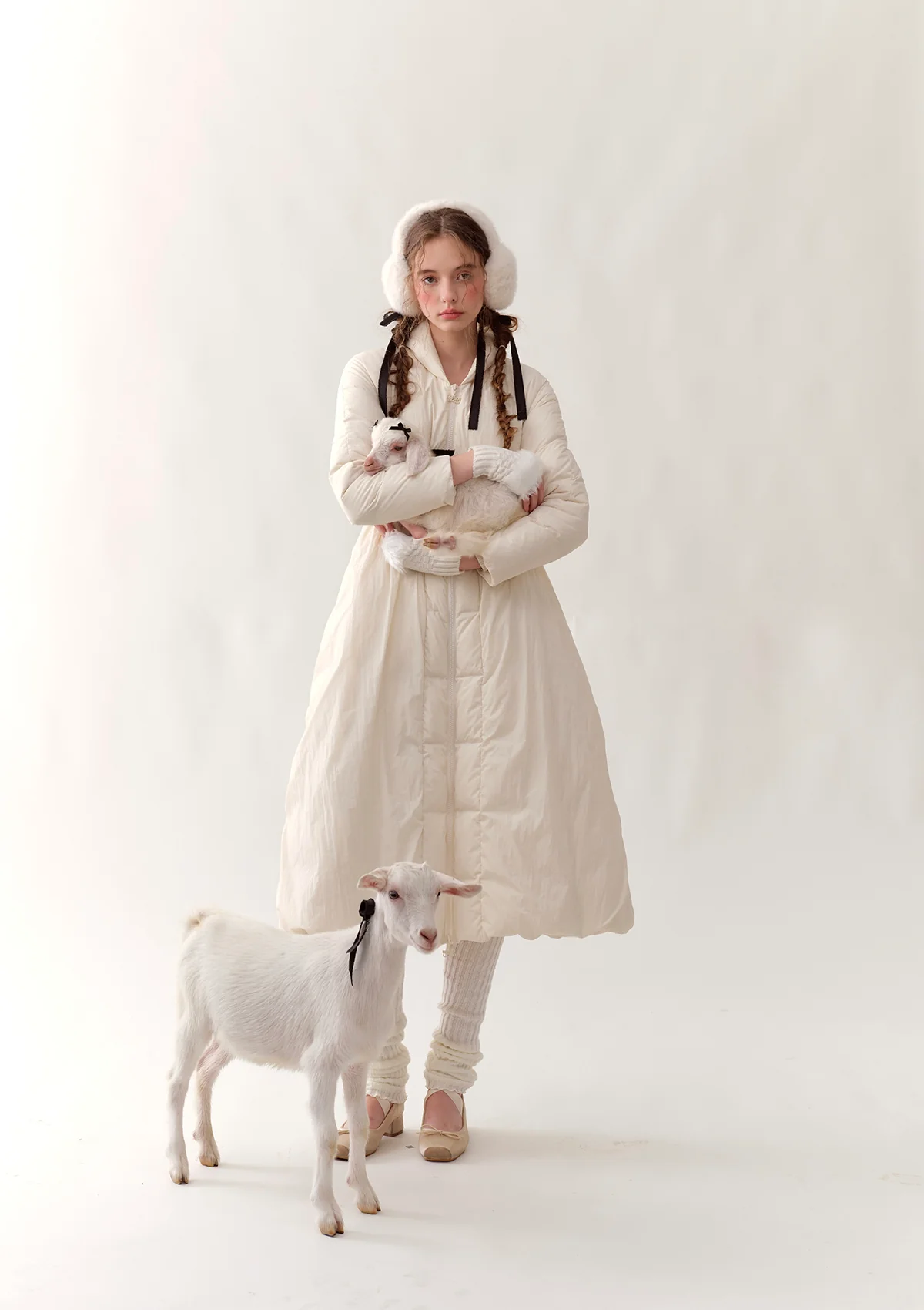 Sea Salt Chiffrette Down Jacket - Thrancidy