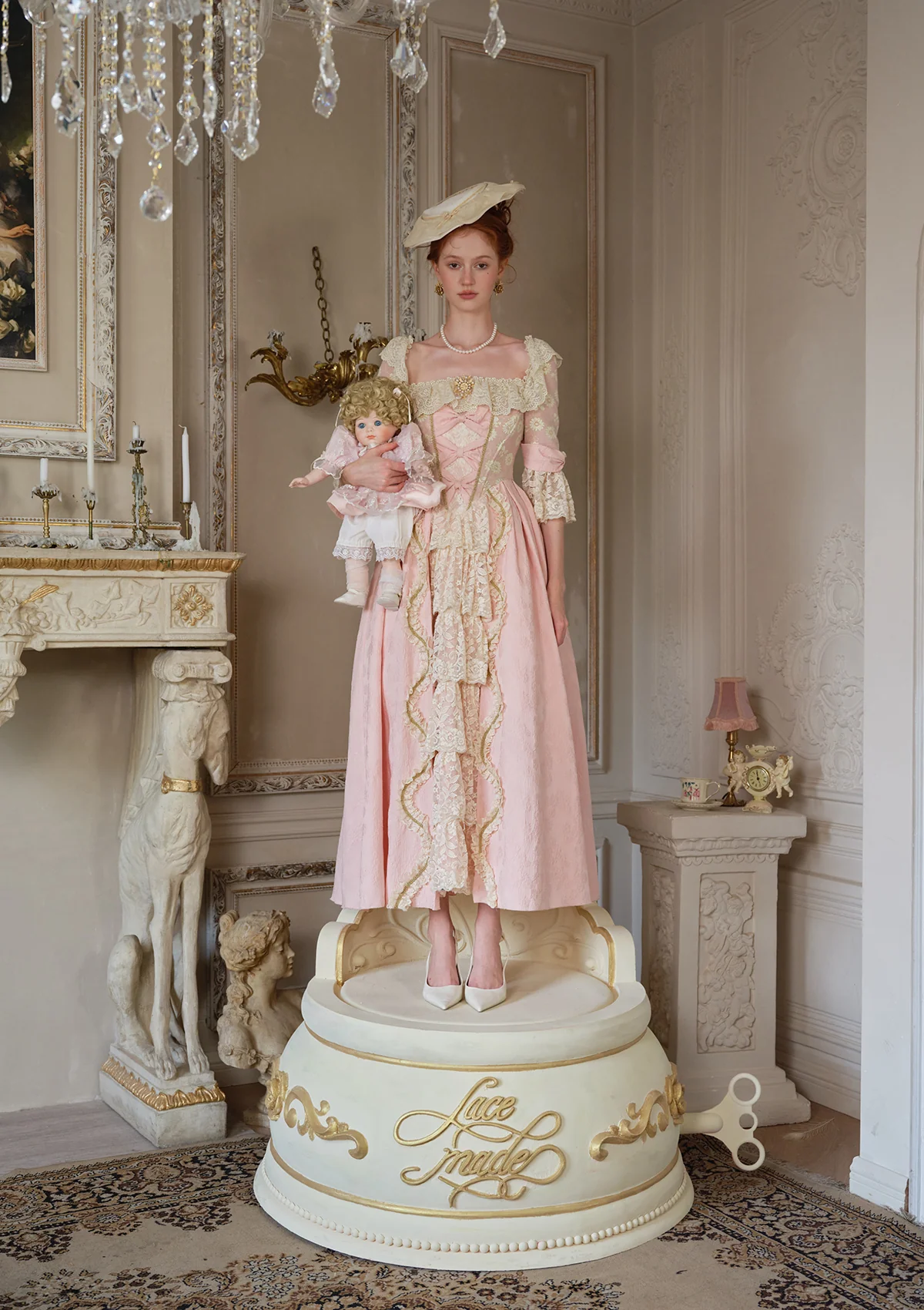 Pink Floral Godmother Corset Dress - Thrancidy