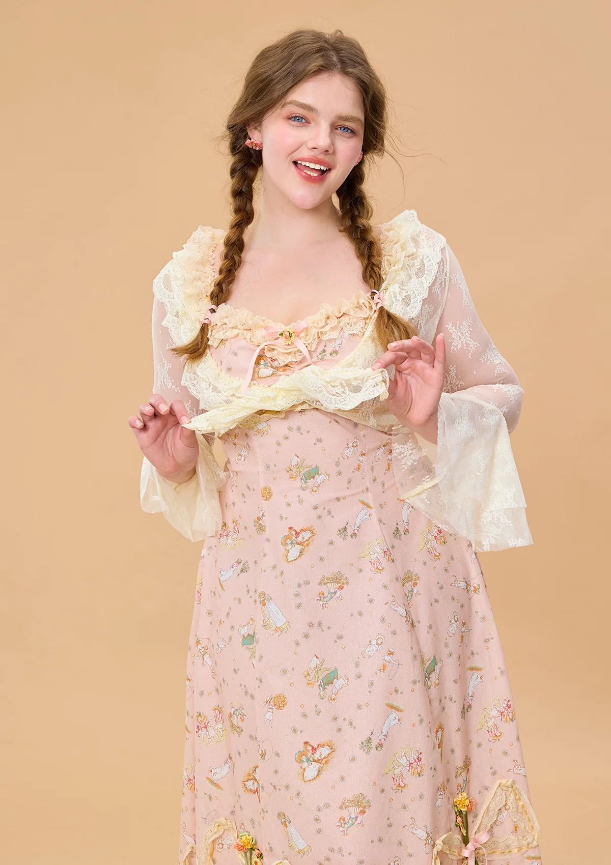 Curve & Plus Daisy Kite Dress - Thrancidy