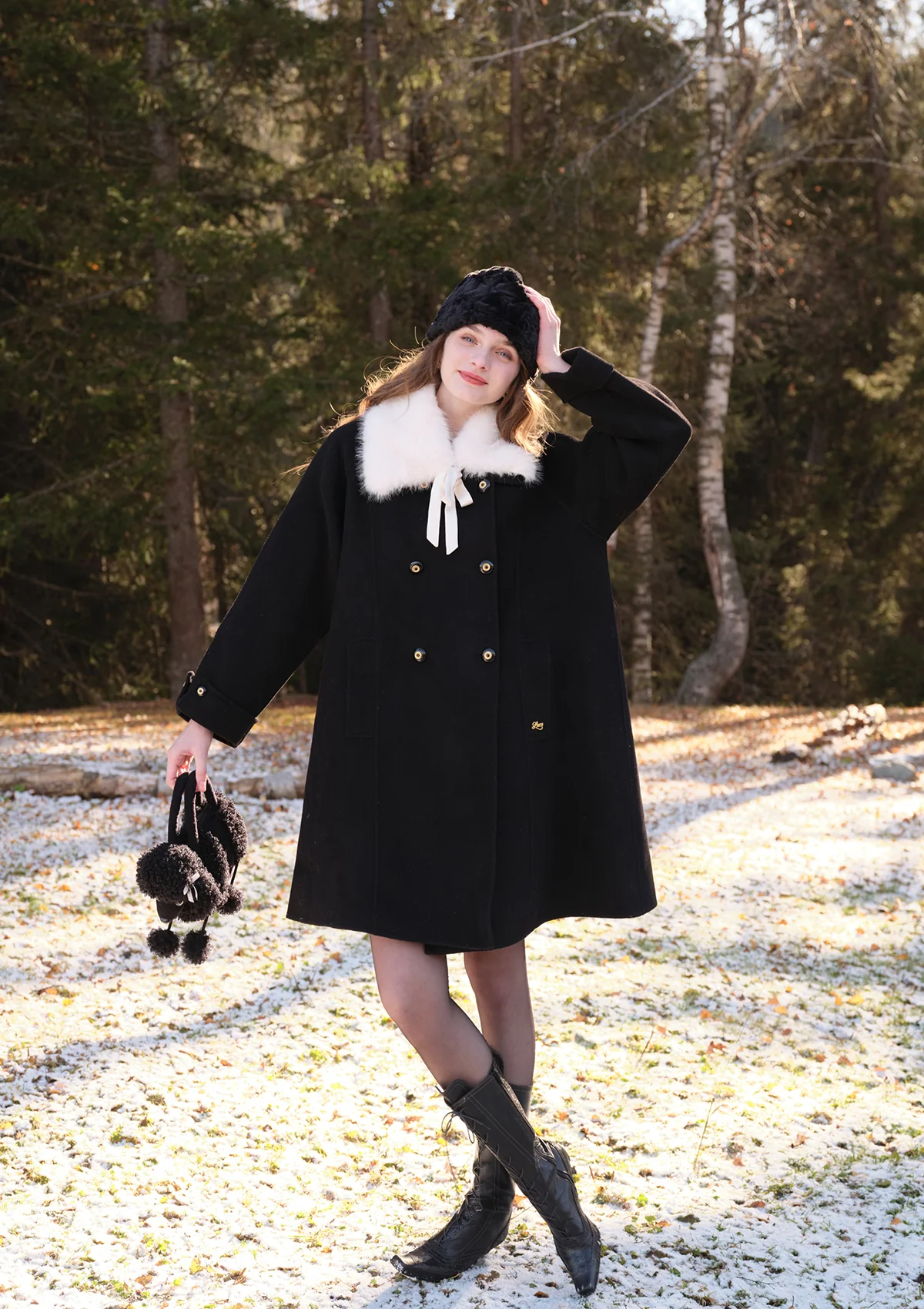 Princess Spade Double-faced Overcoat - Thrancidy